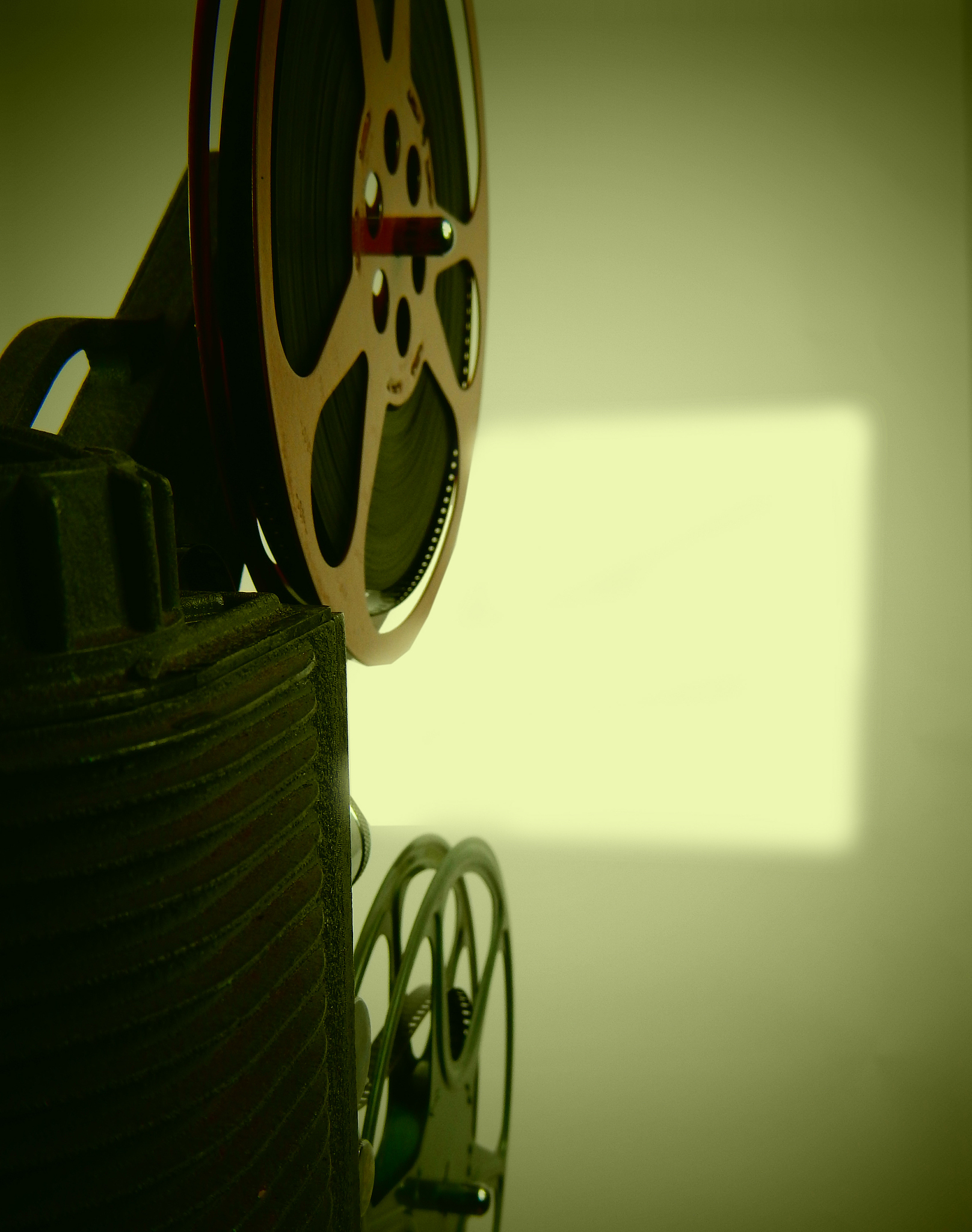 vintage 8mm movie and screen
