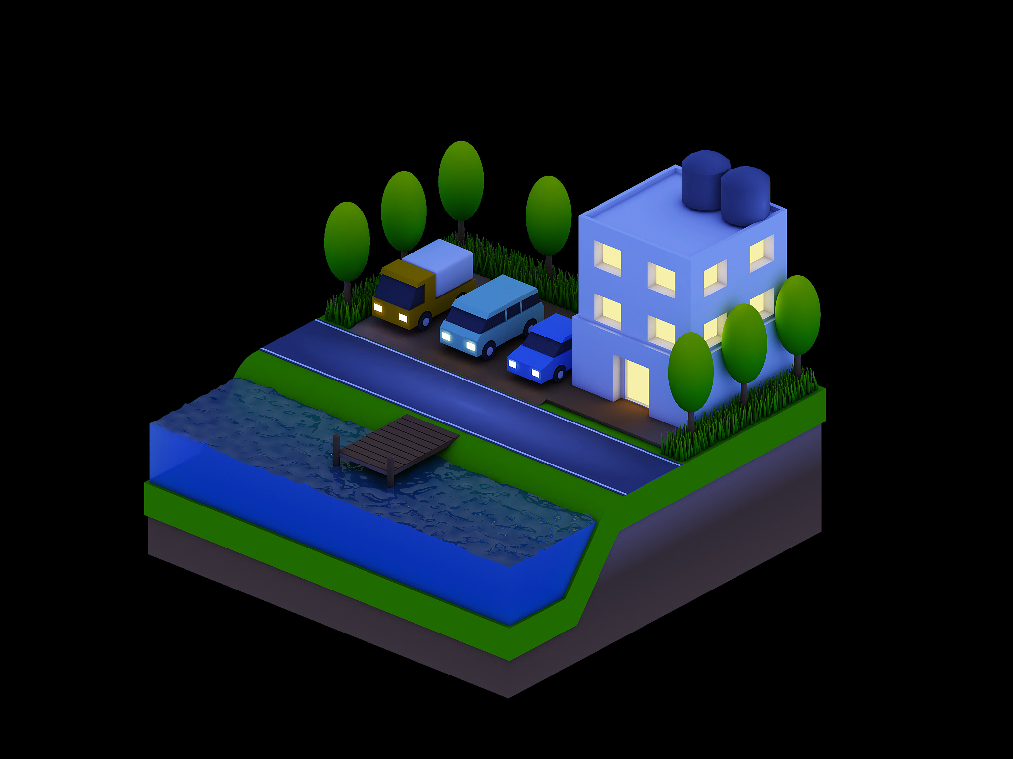三维动画制作流程详解：从模型构建到画面输出