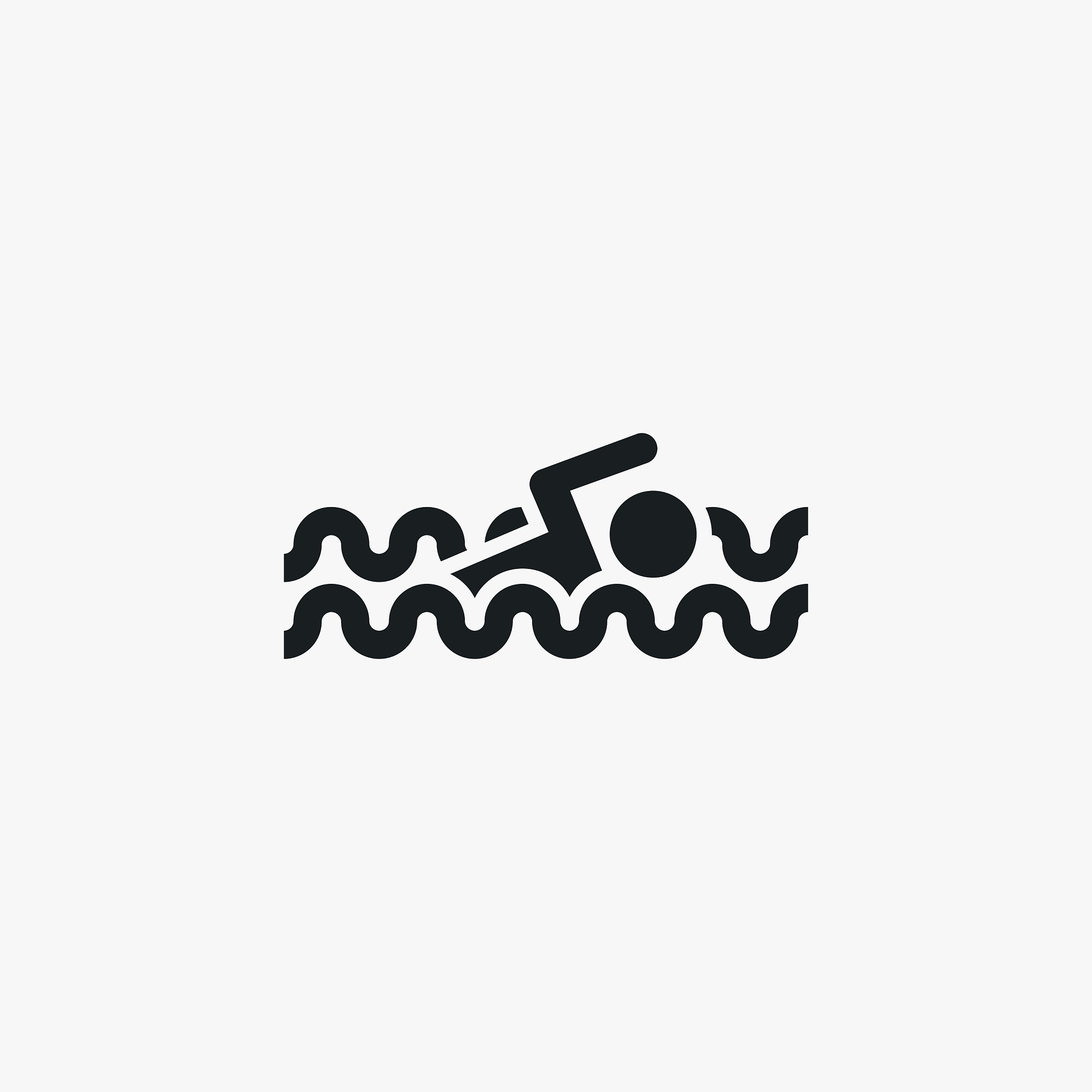 swimmer icon simple sportsman element swimming