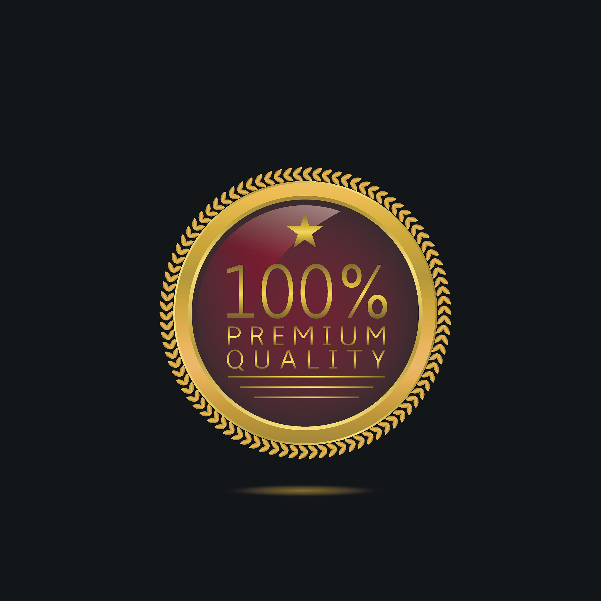 premium quality label