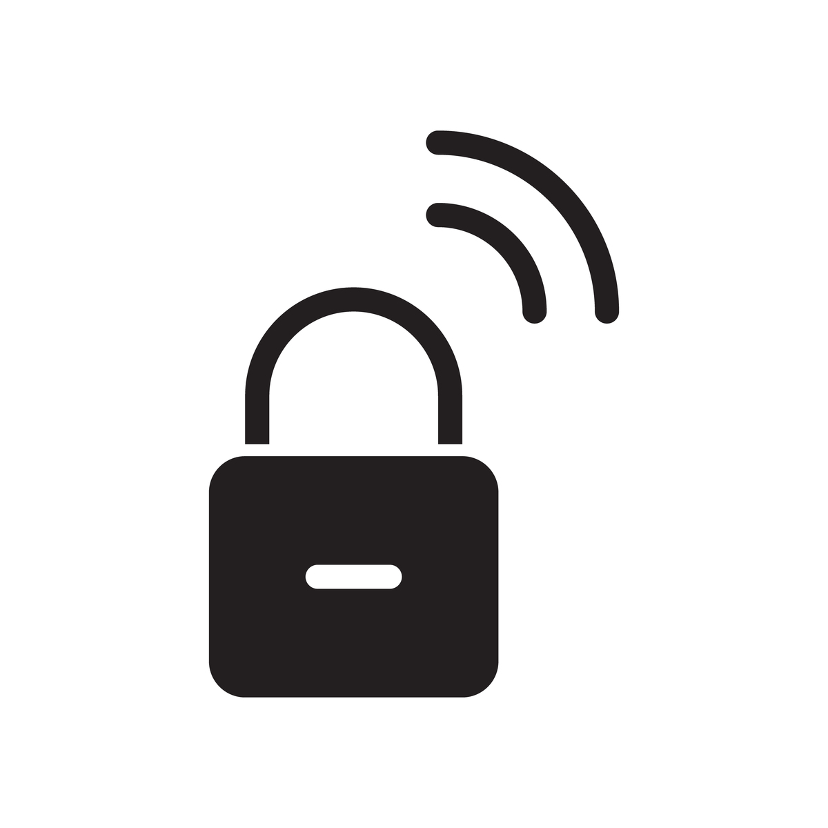 现代无线互联网连接图标矢量图,用于 wi-fi 信号网络