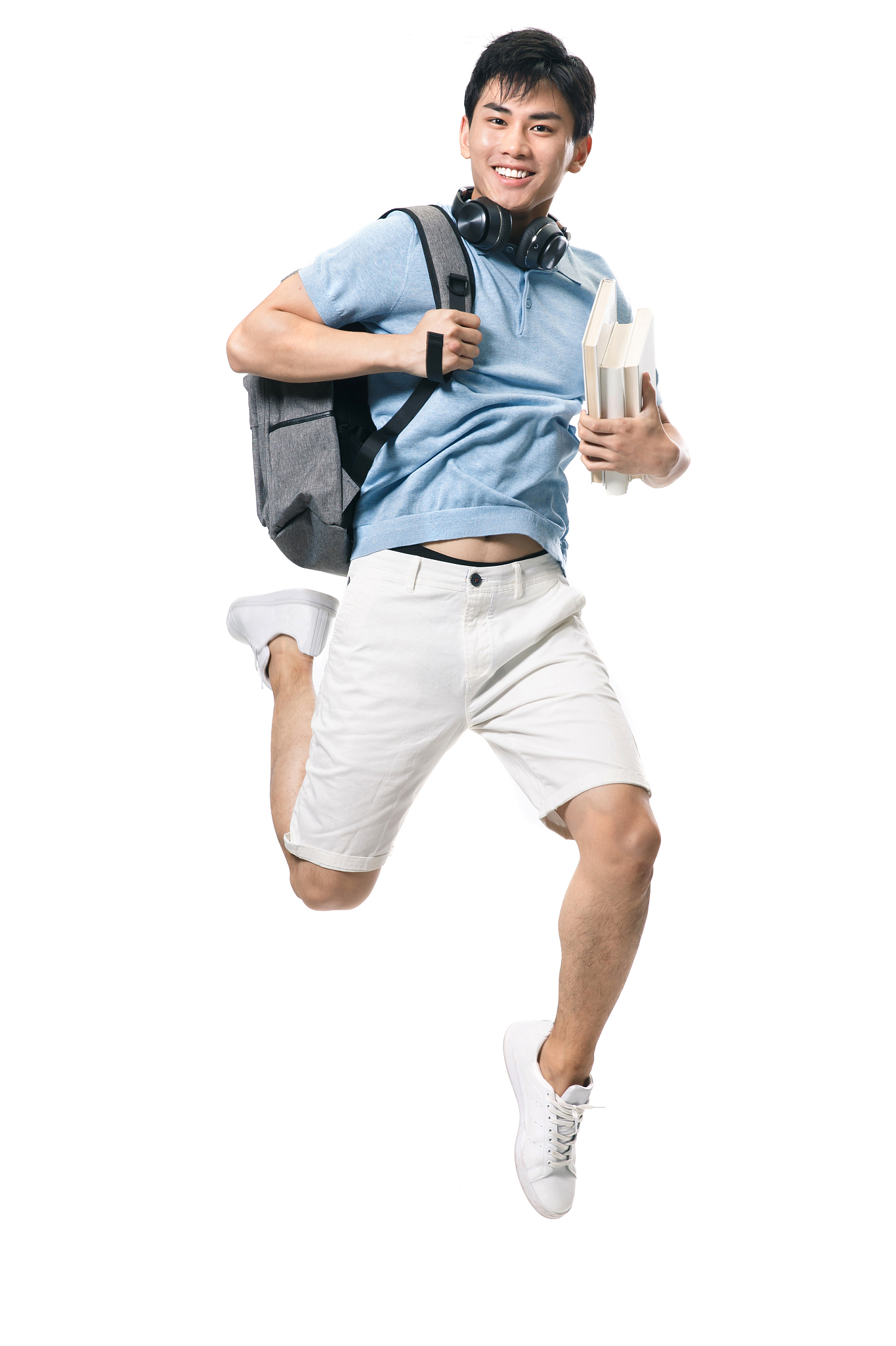 一个人,青年人,<strong>男生</strong>,大学,男人,20多岁,图像,正面视角,学生,背景分离