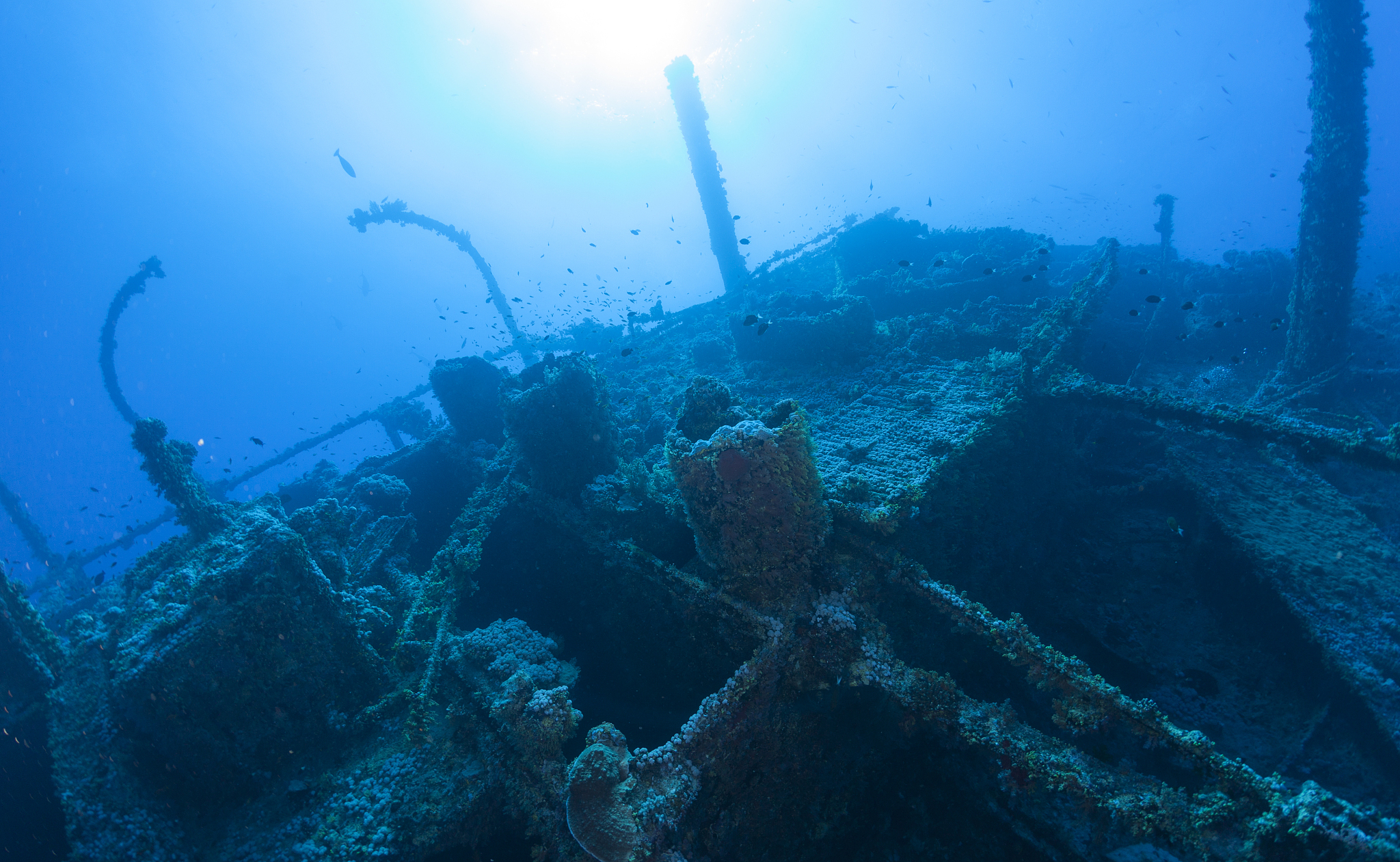 underwater shipwreck