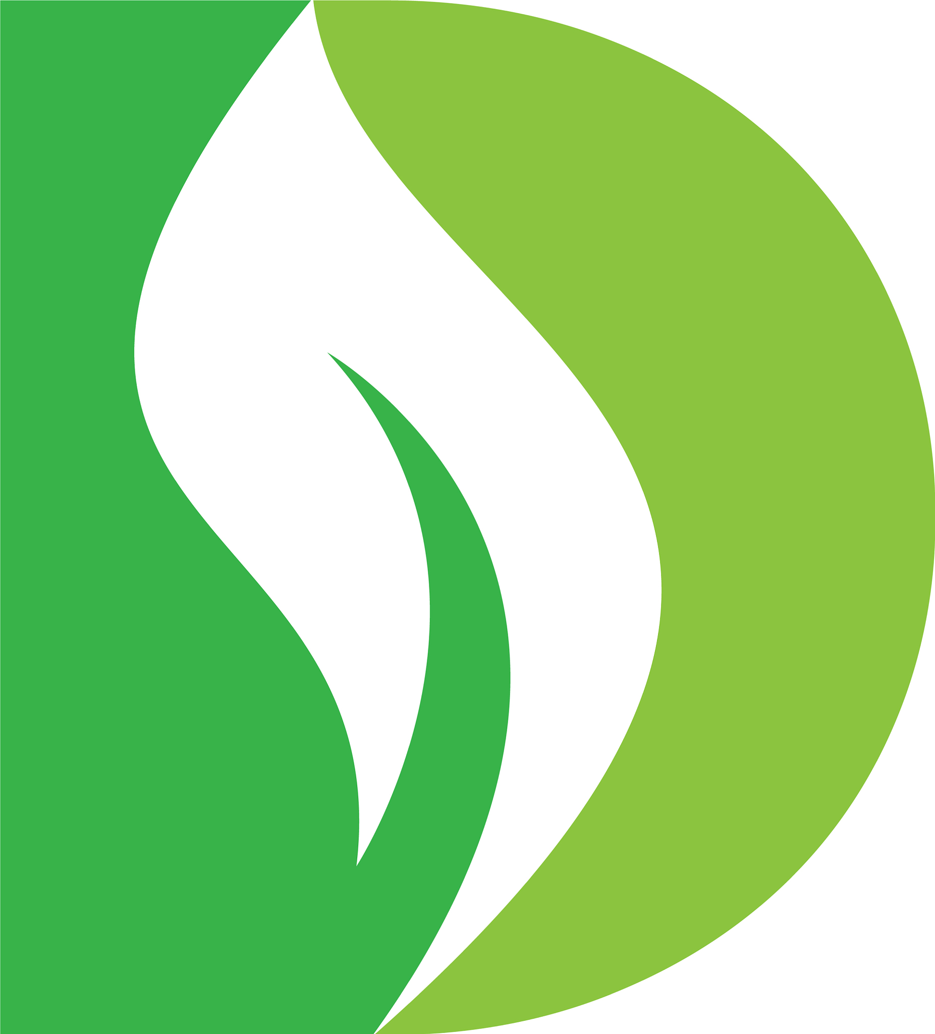 leaf initial d logo template