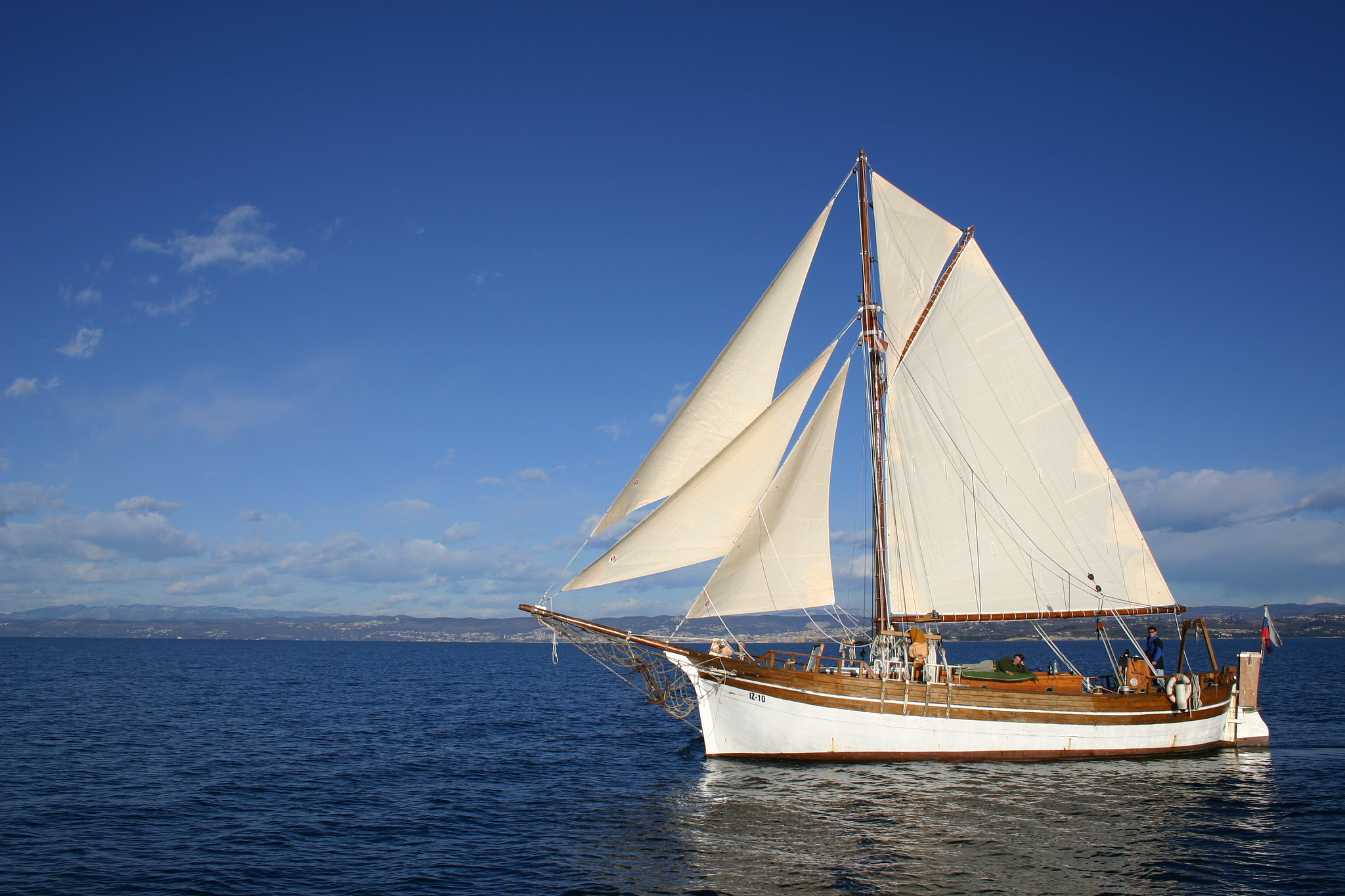 old sailing boat