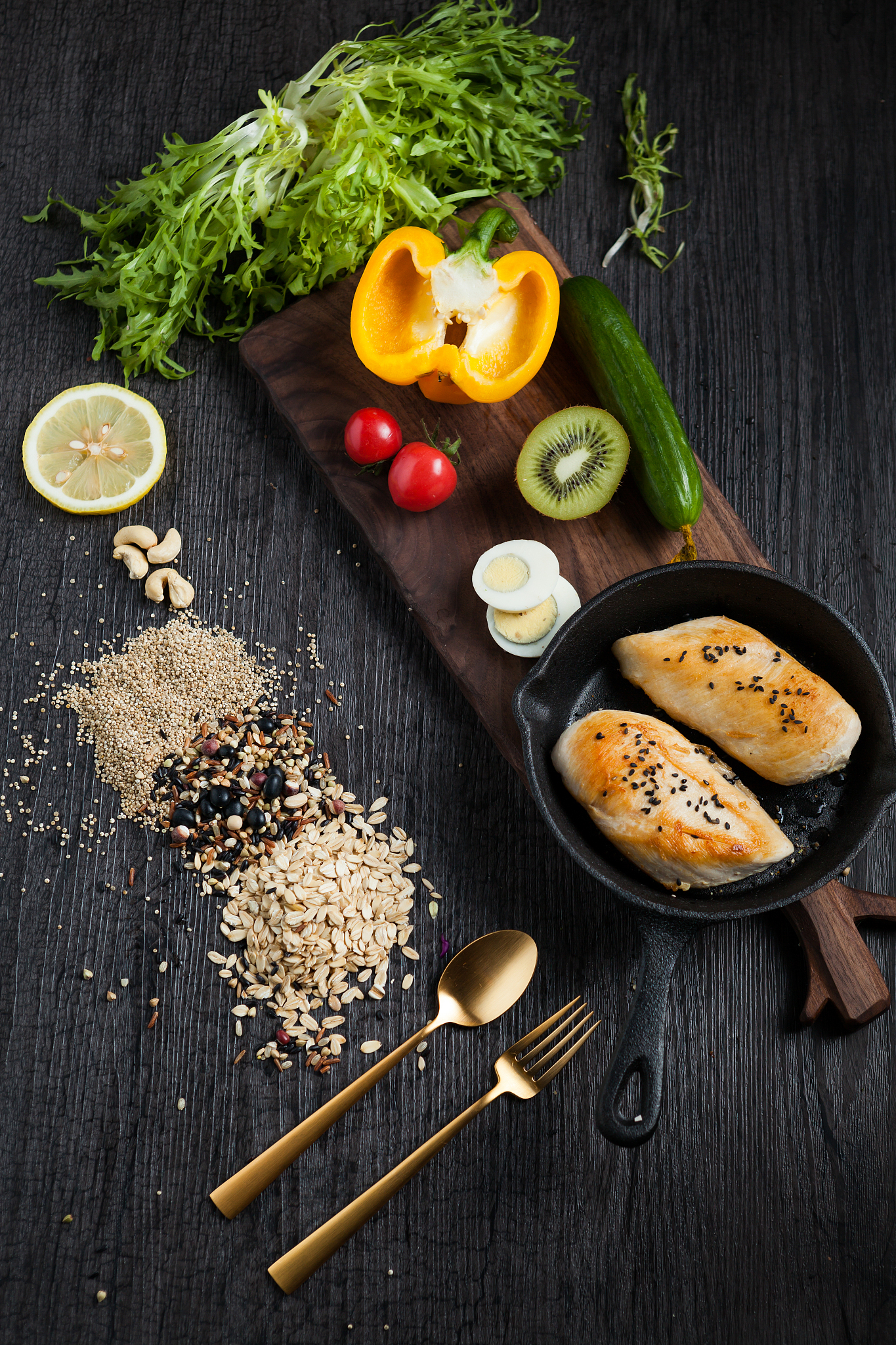 168cm 60kg 女士减脂食谱：中式晚餐只吃蛋白质，馒头也能吃！