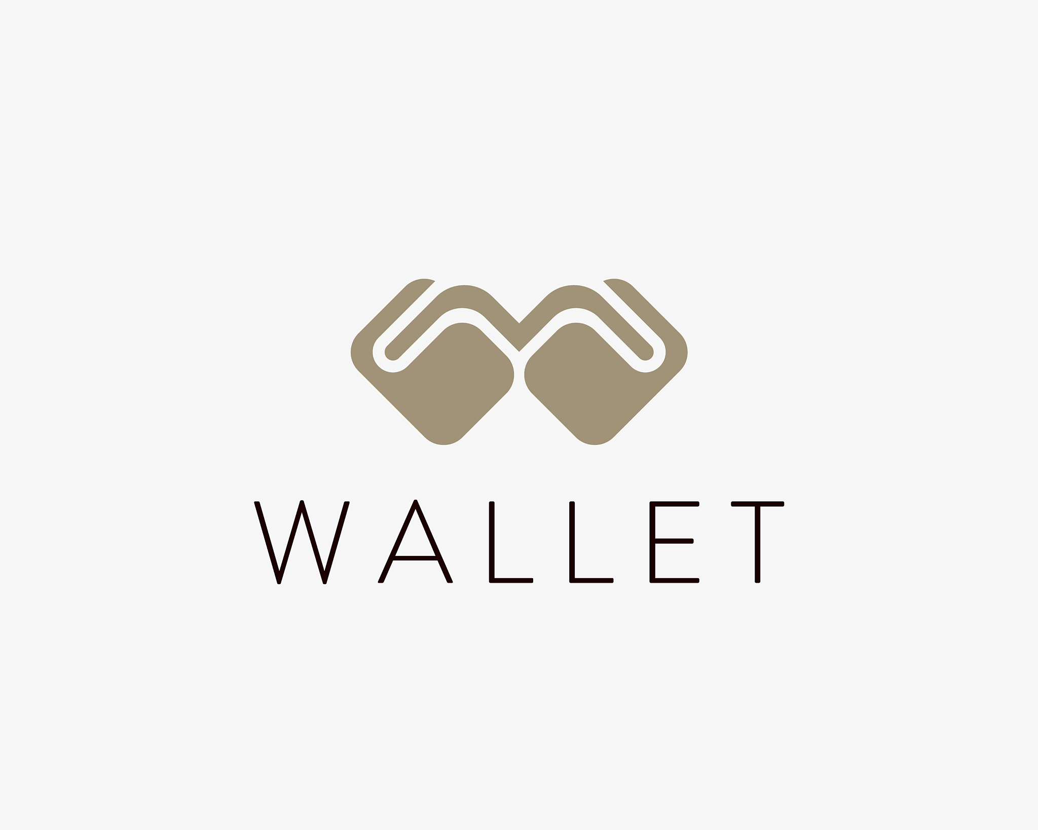wallet logo design money billfold payment