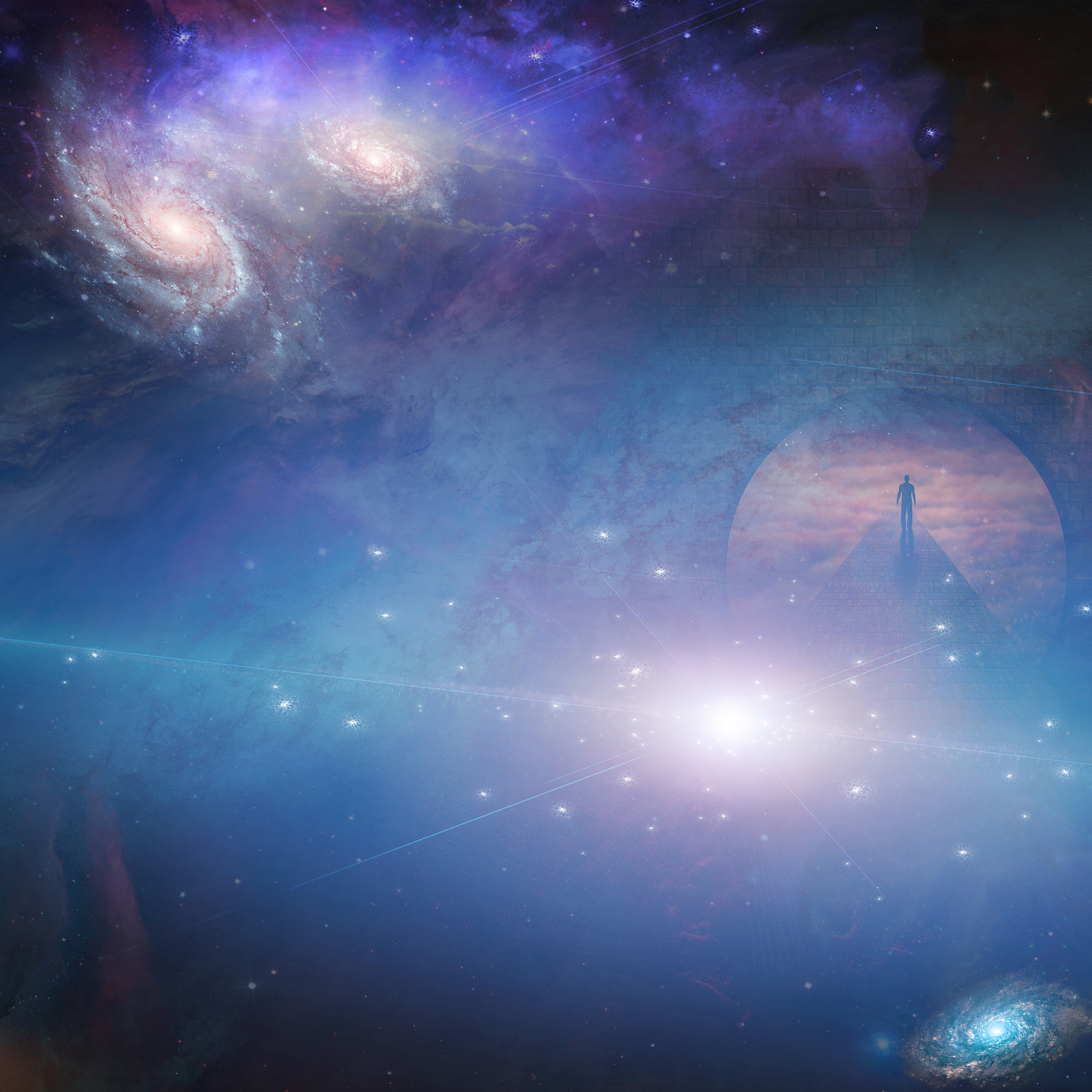 星空 宇宙 古代神话动物 积极向上 融合