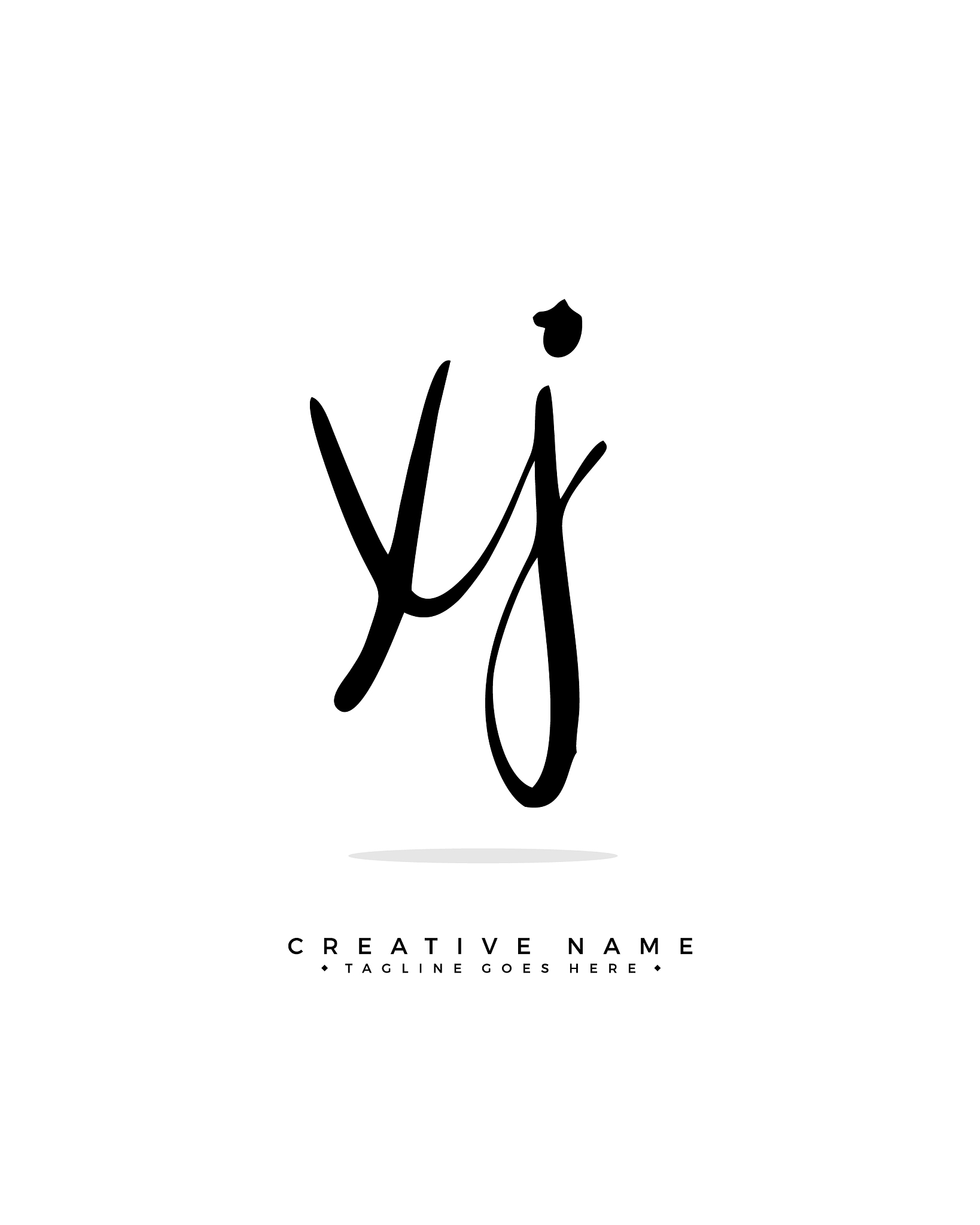 x j xj initial logo signature handwriting