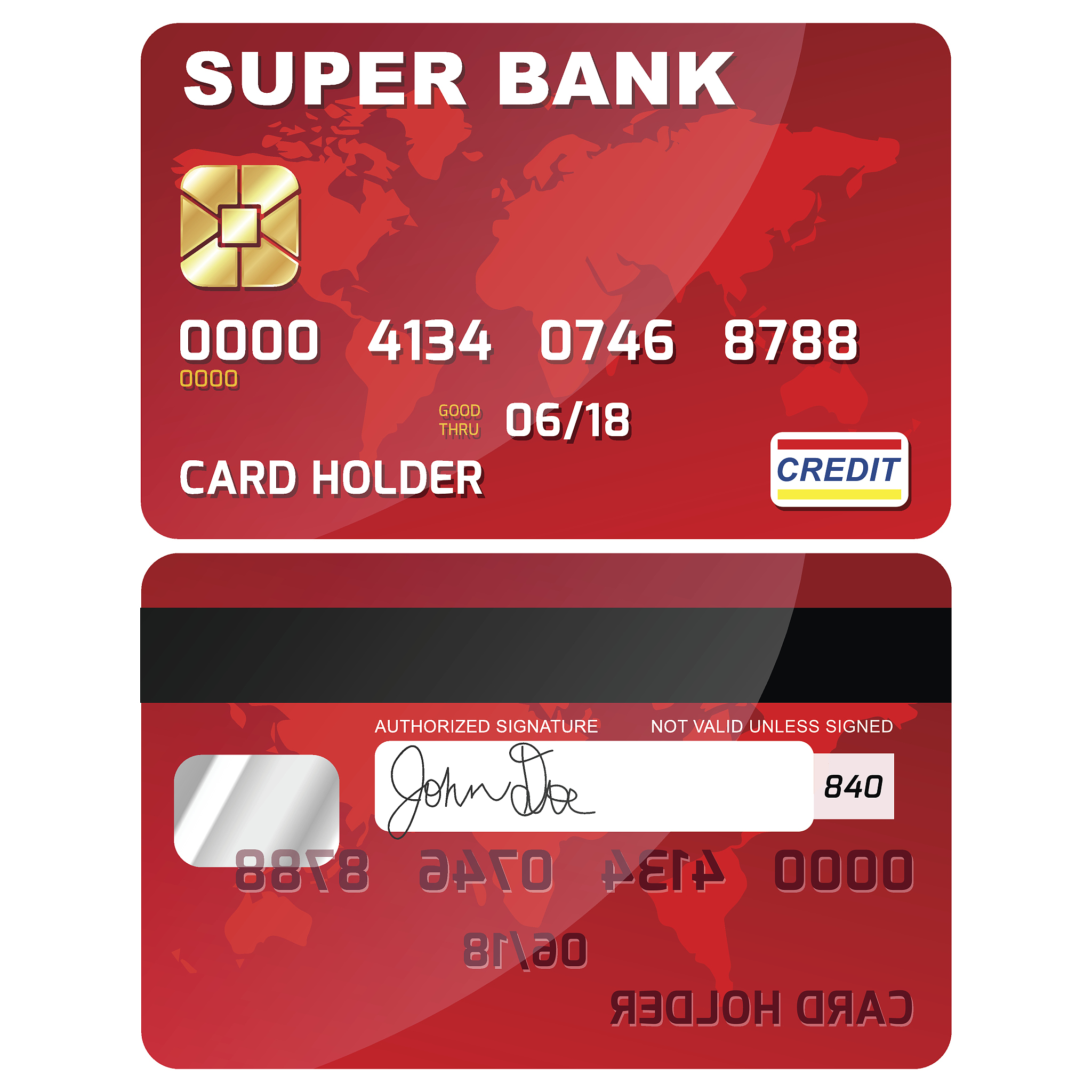 credit or debit card