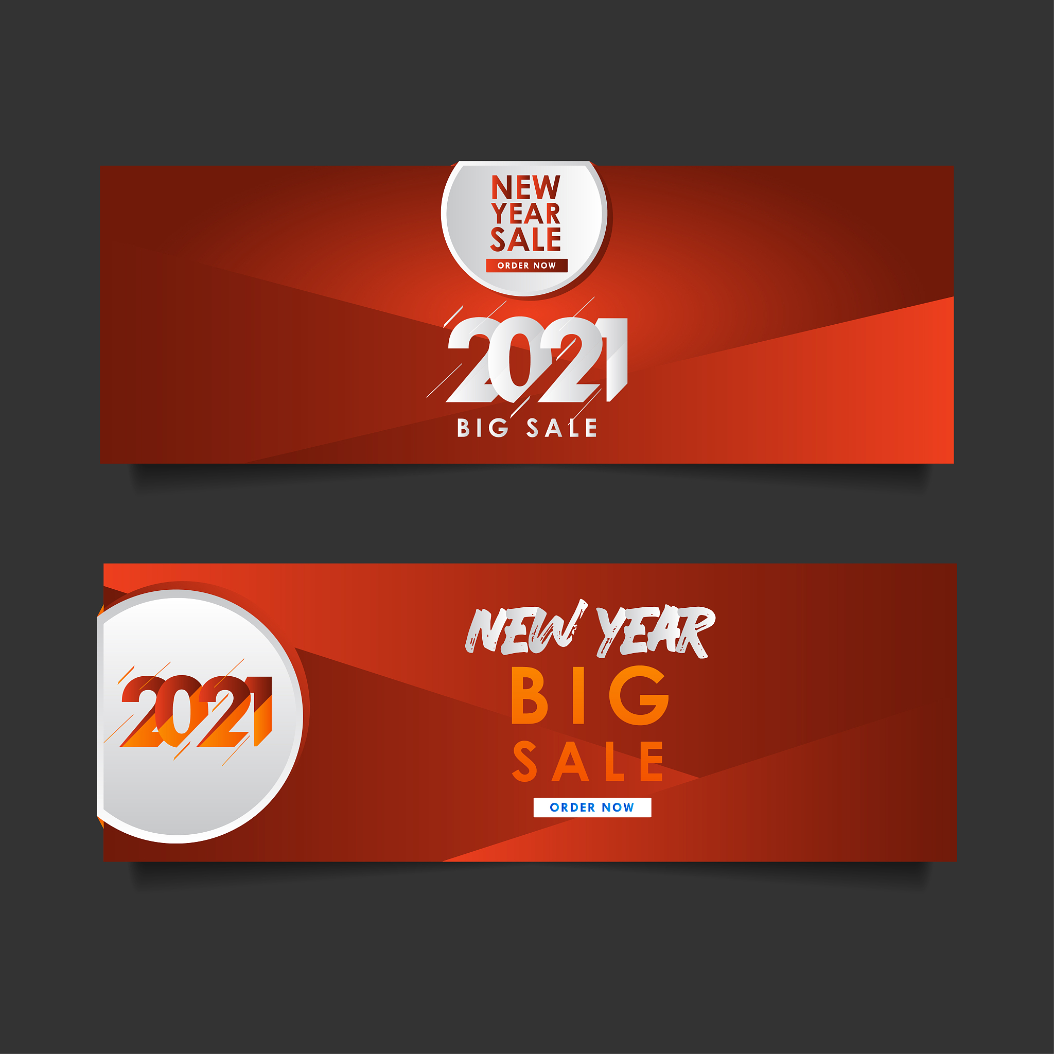 happy new years 2021 big sale celebration vector template design