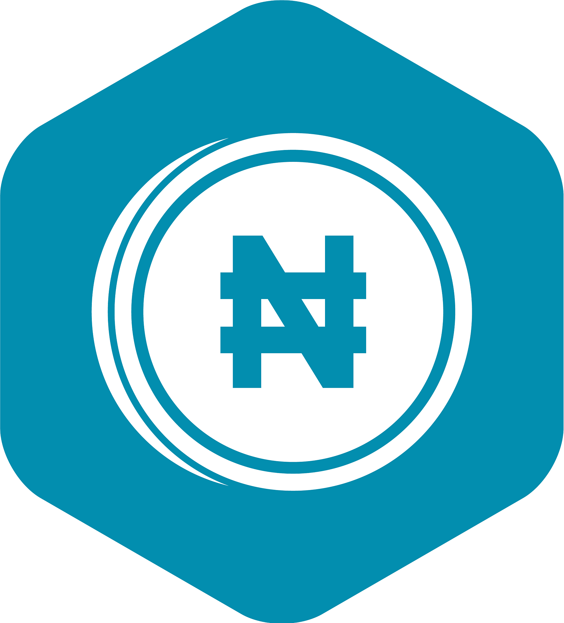 coin naira icon simple style