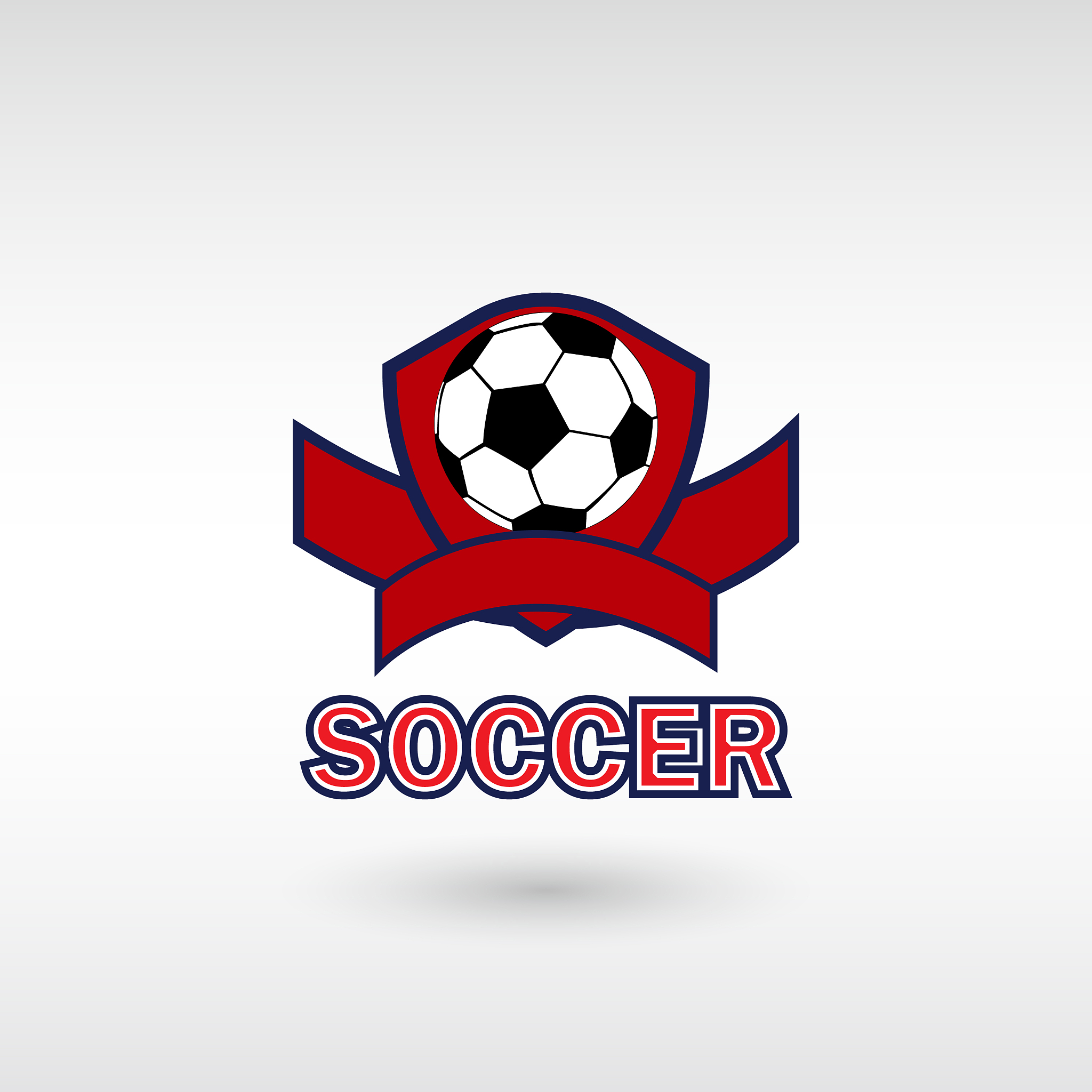 soccer football logo emblem designs templates on