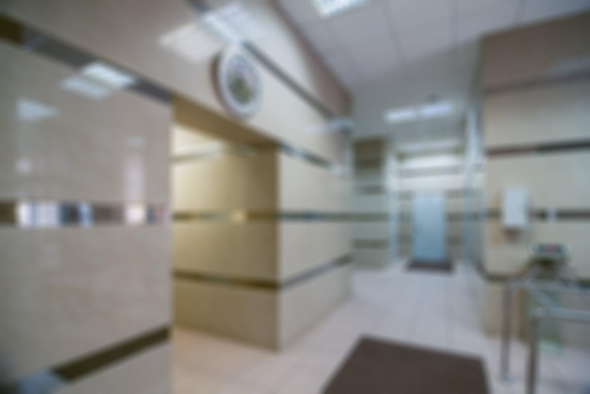 common office building interior blur background