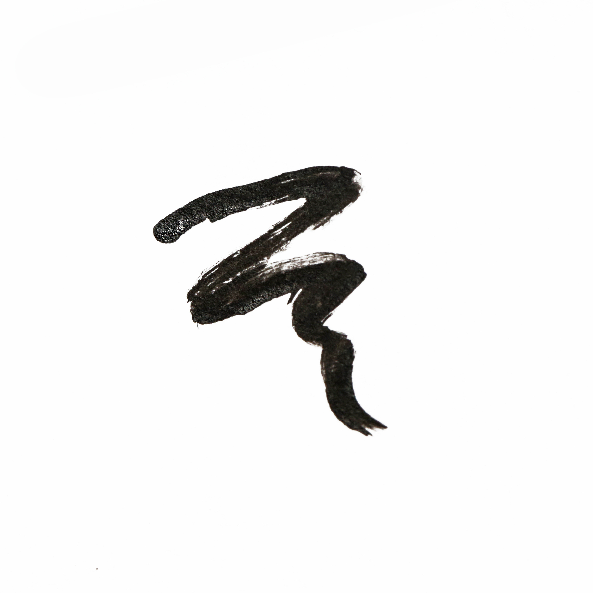 eyeliner stroke on white background