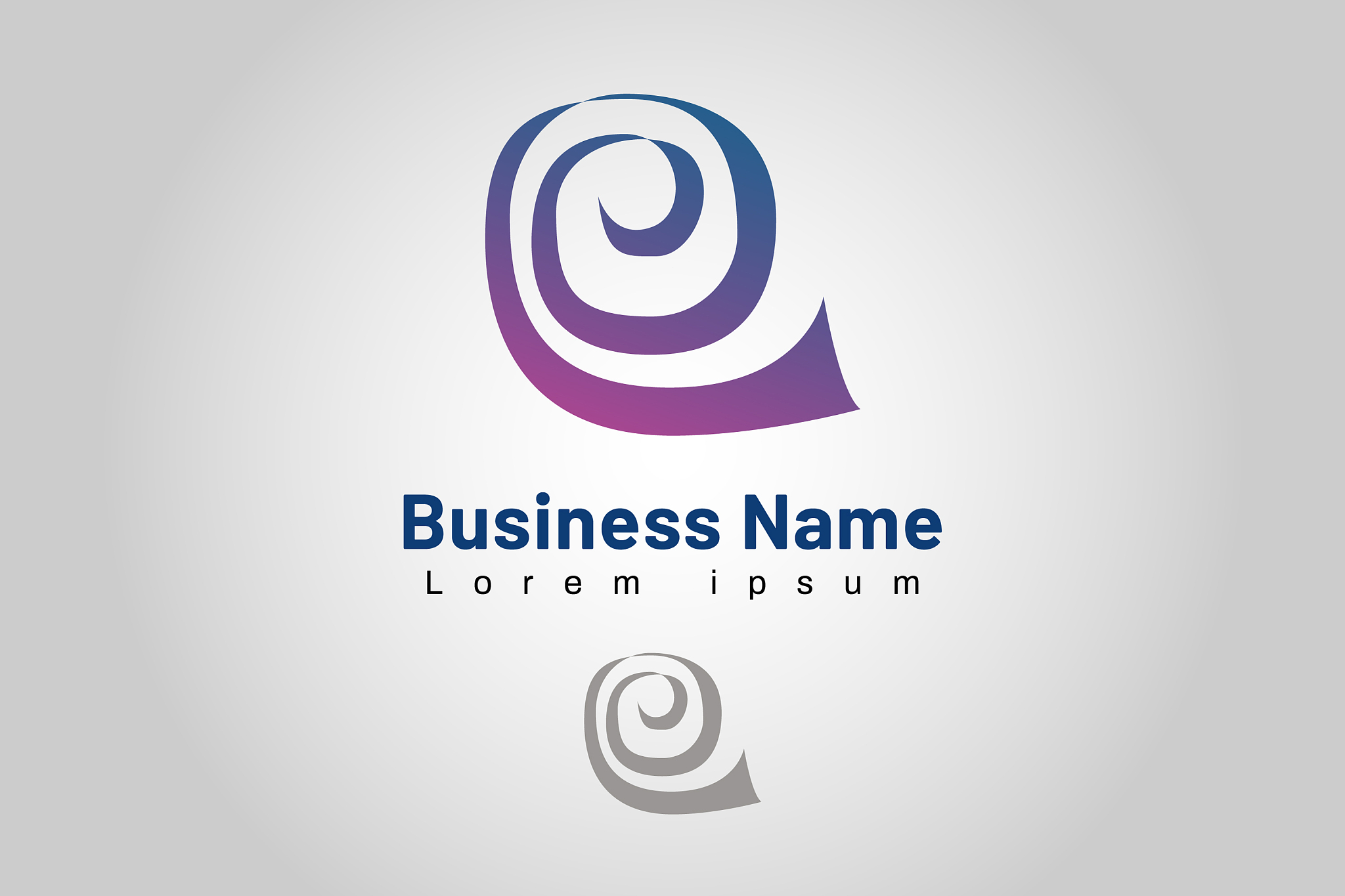 alphabet business logo template initial company