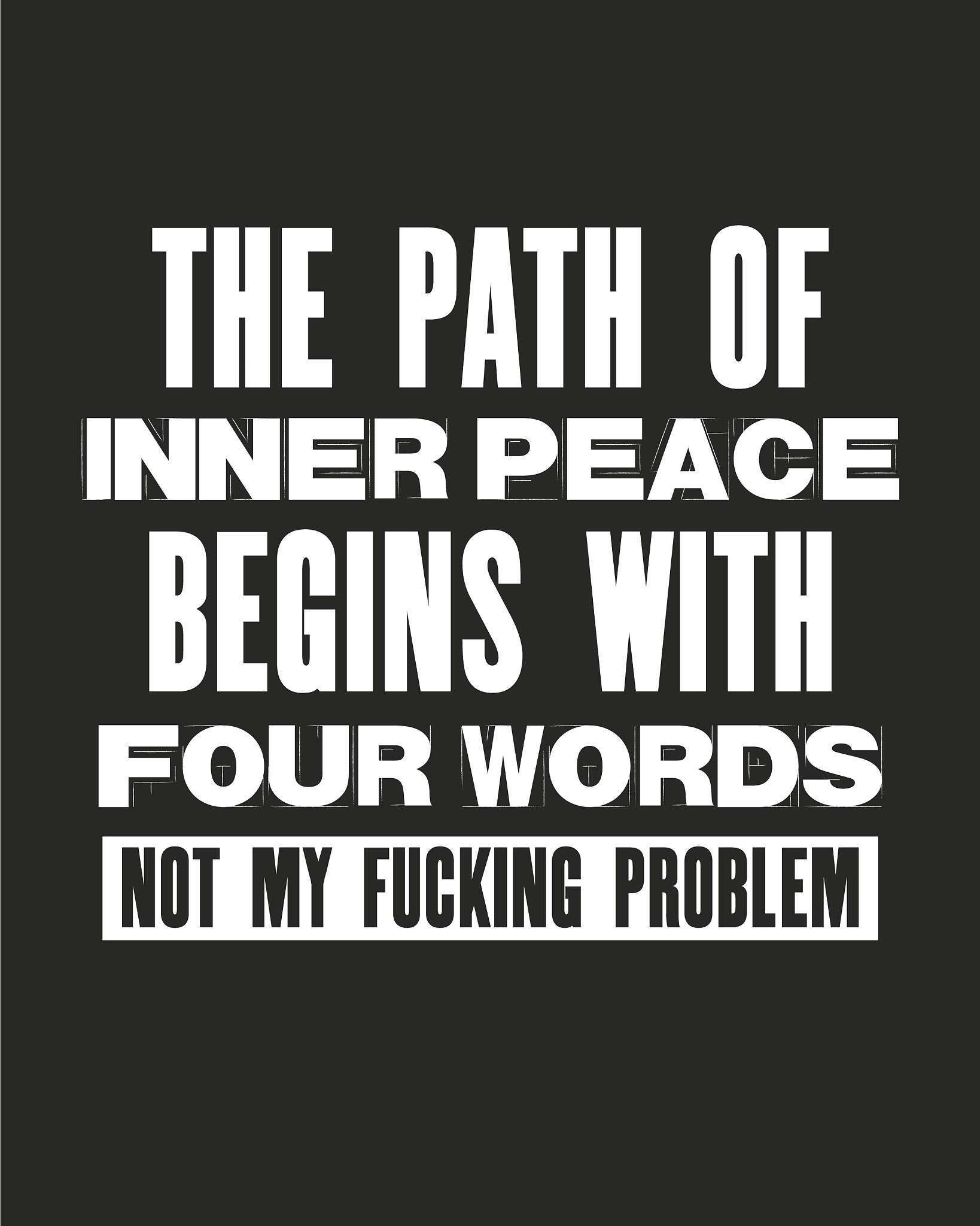 inspiring motivation quote with text the path of
