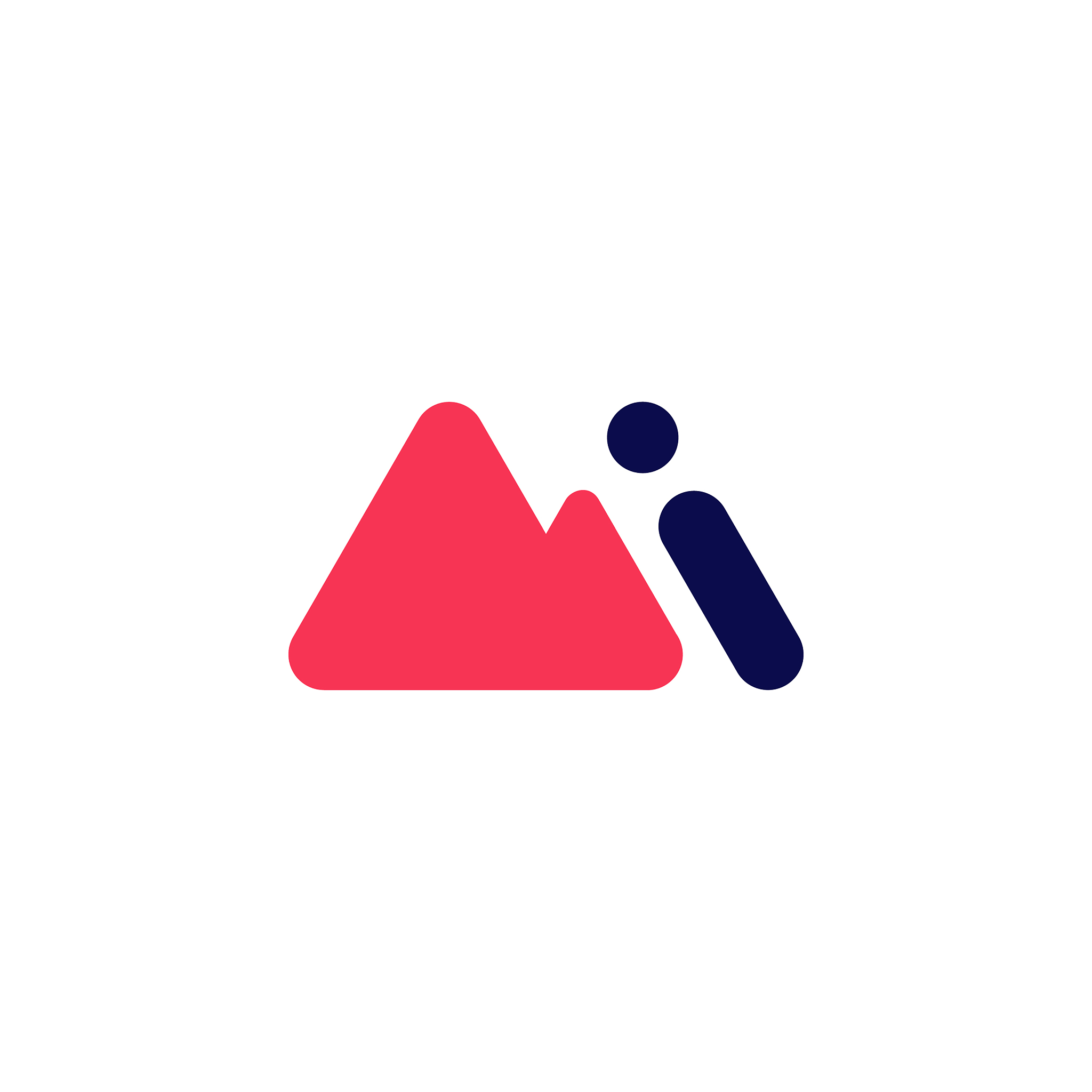 mi letter logotype lettermark logo icon