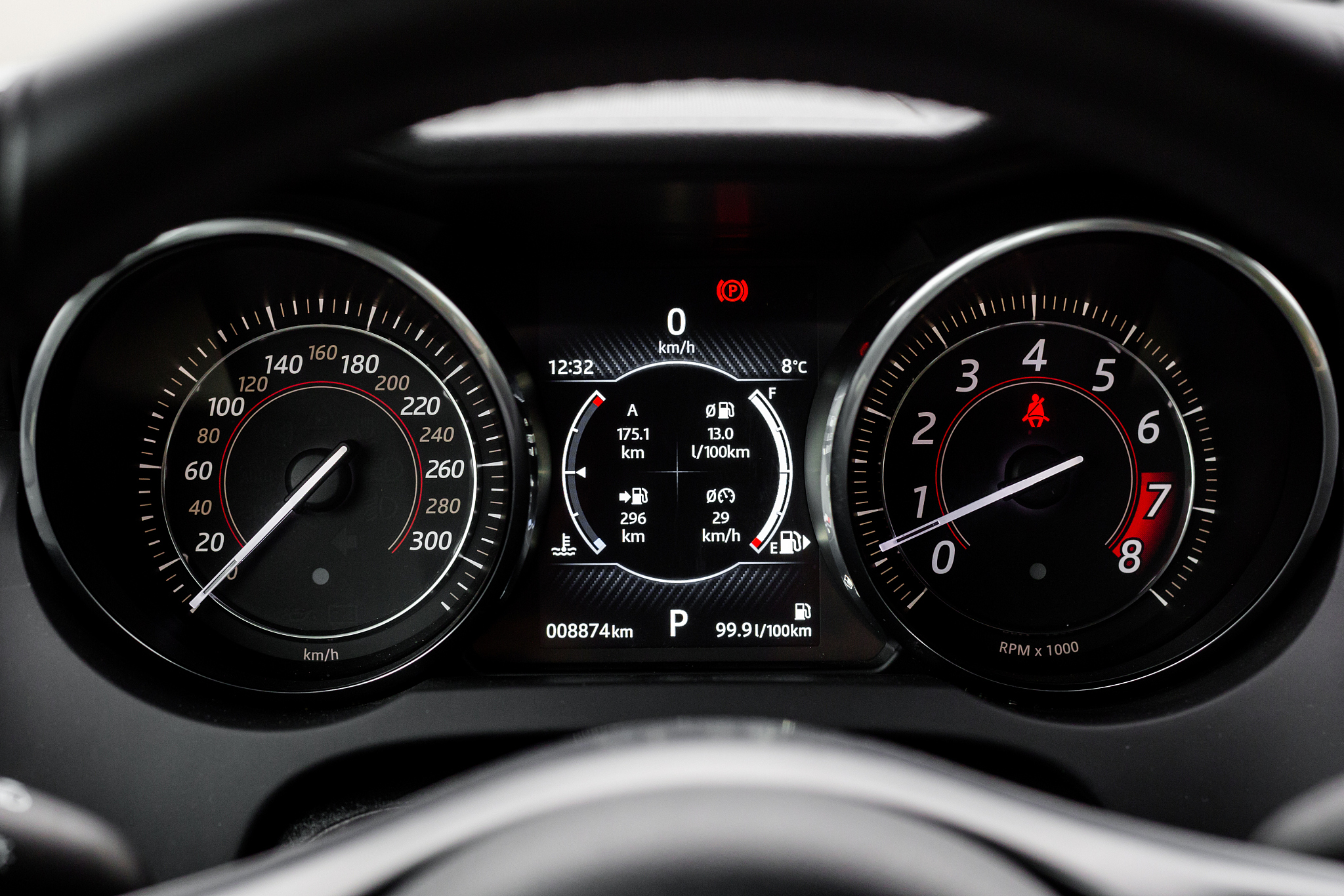 modern style car dashboard.