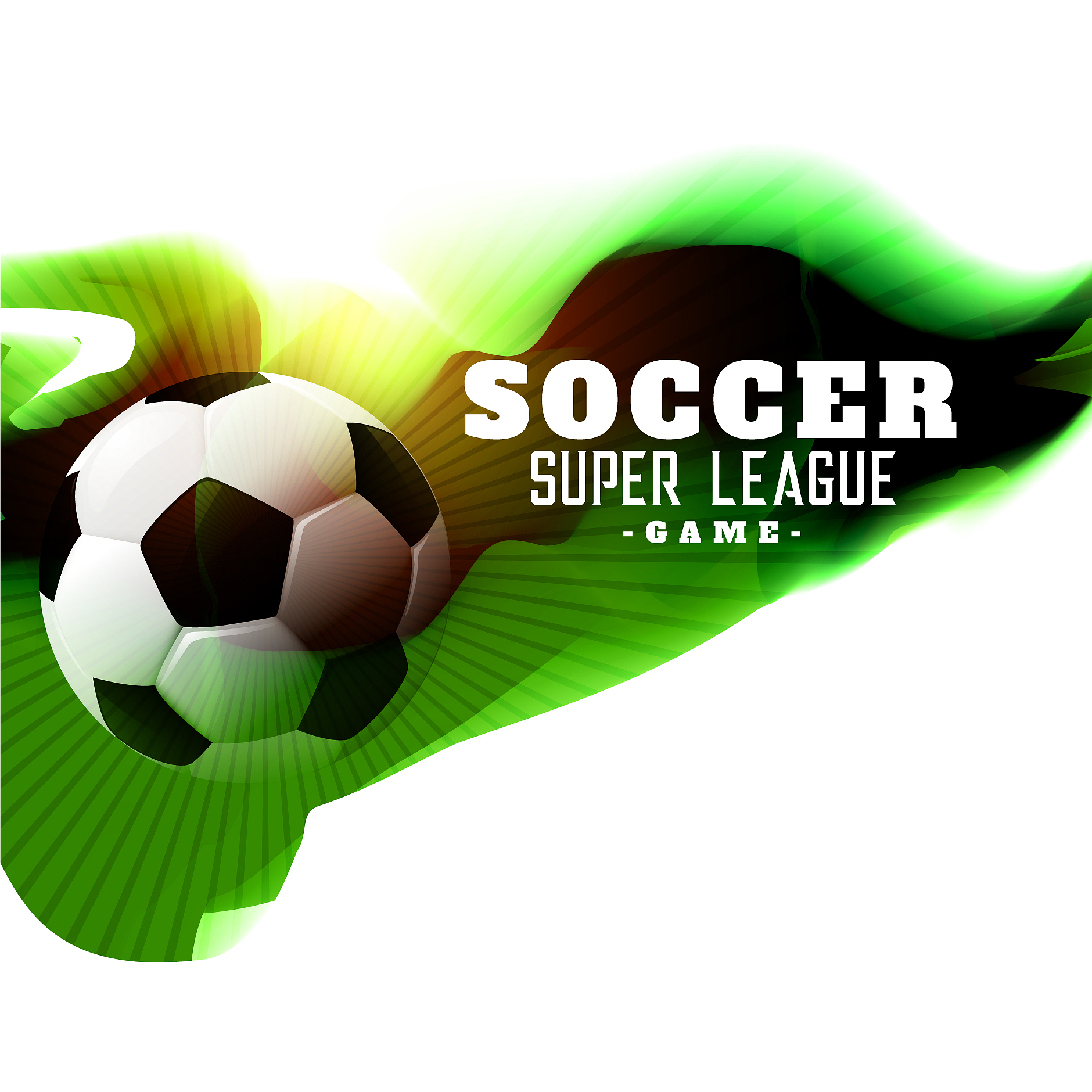 abstract soccer league game background