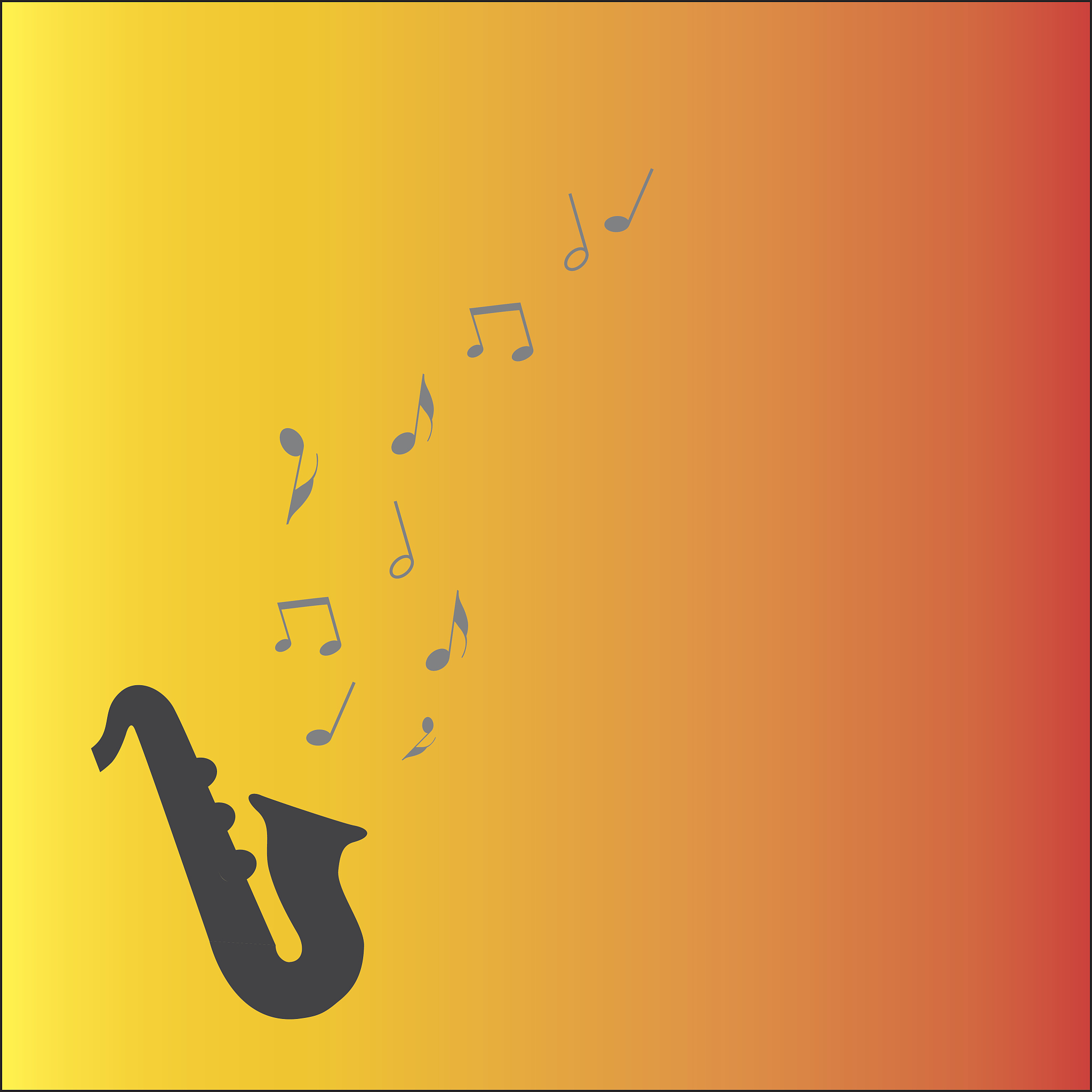 colorful music white background