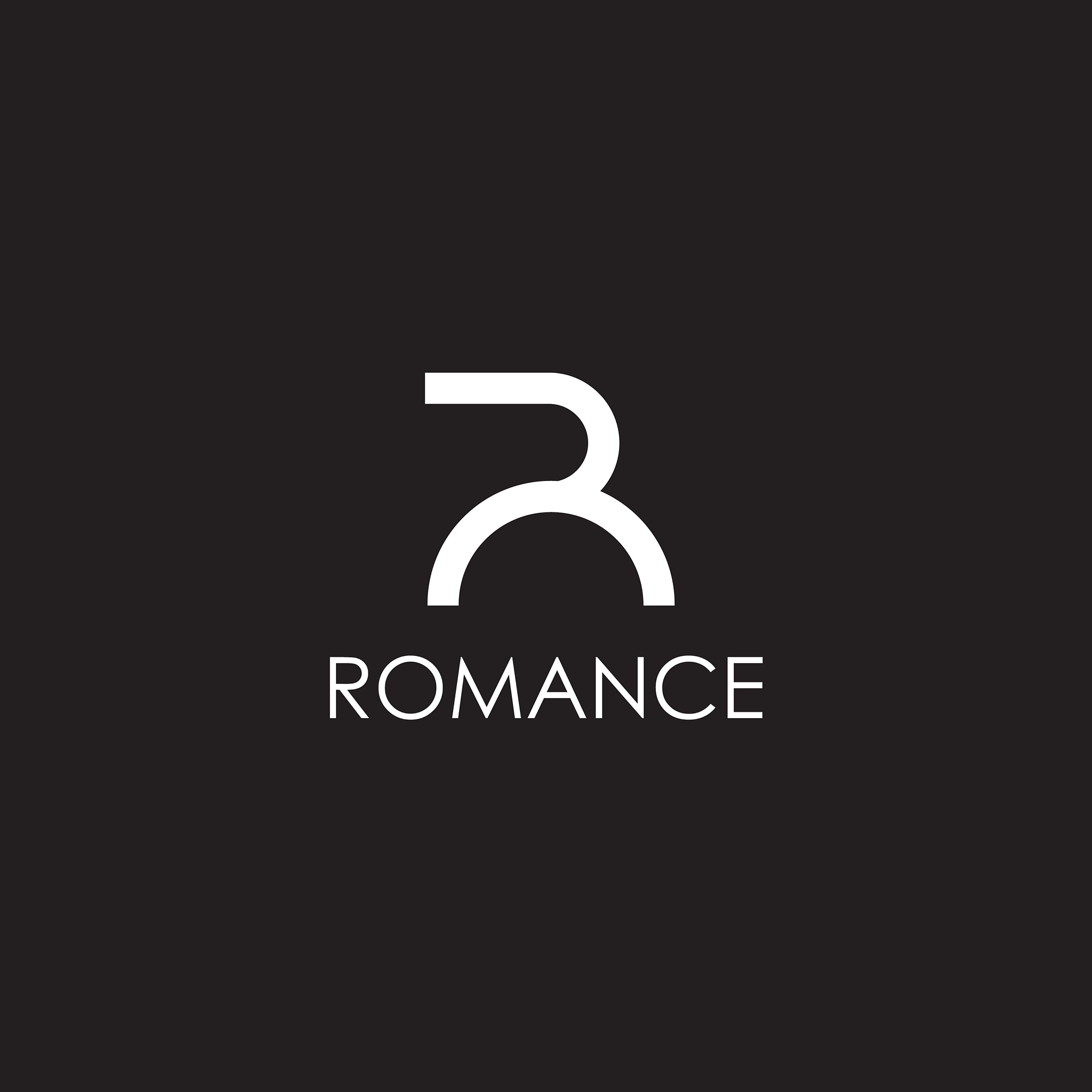 r letter initial logo design template