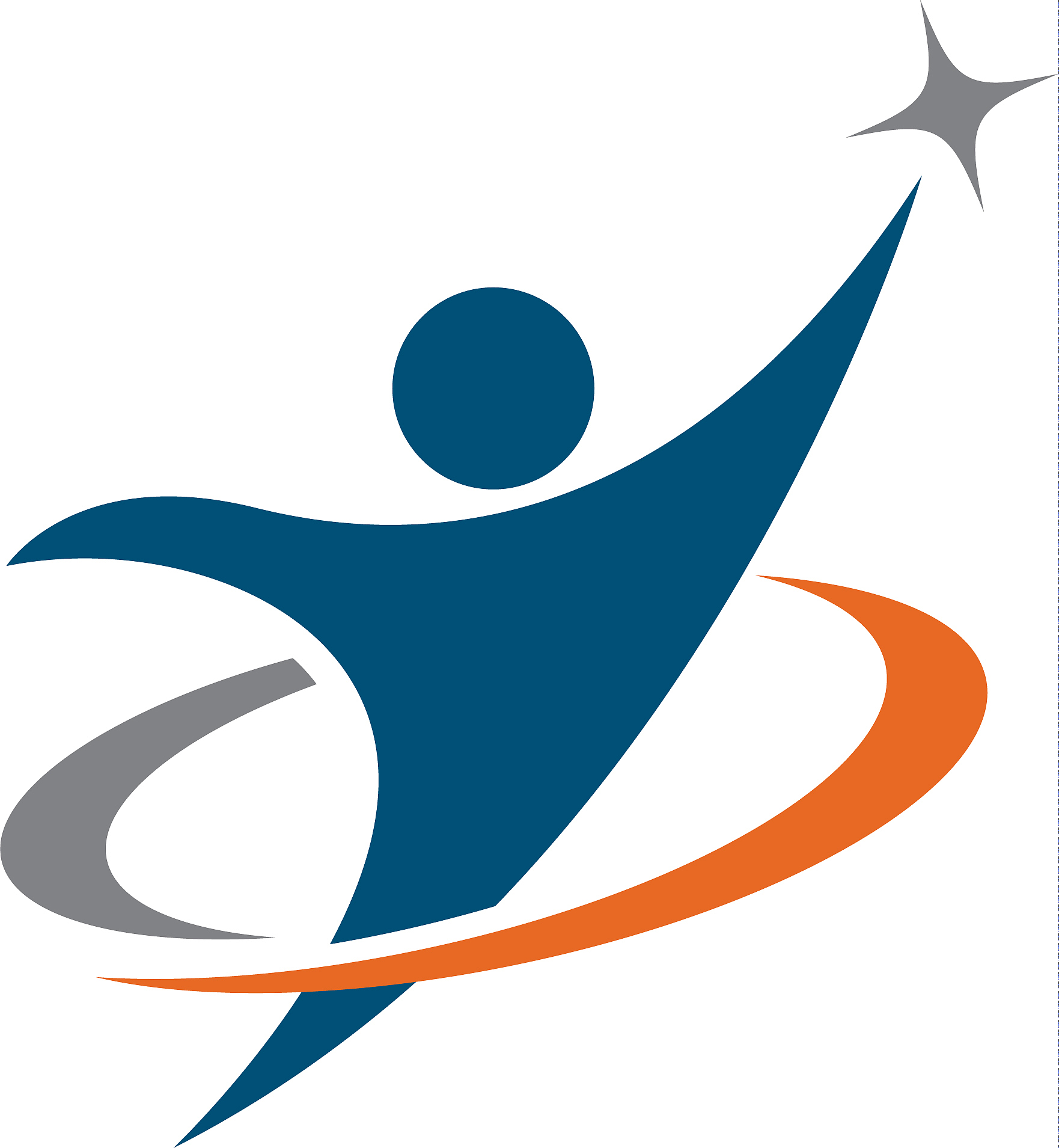 human character logo sign health care logo sign