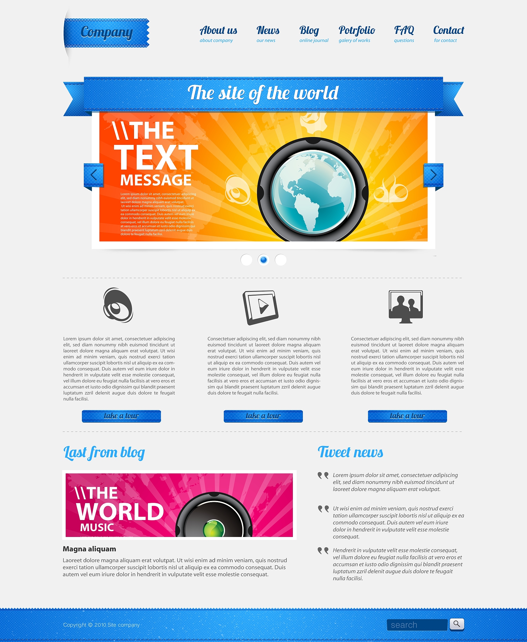 website design template