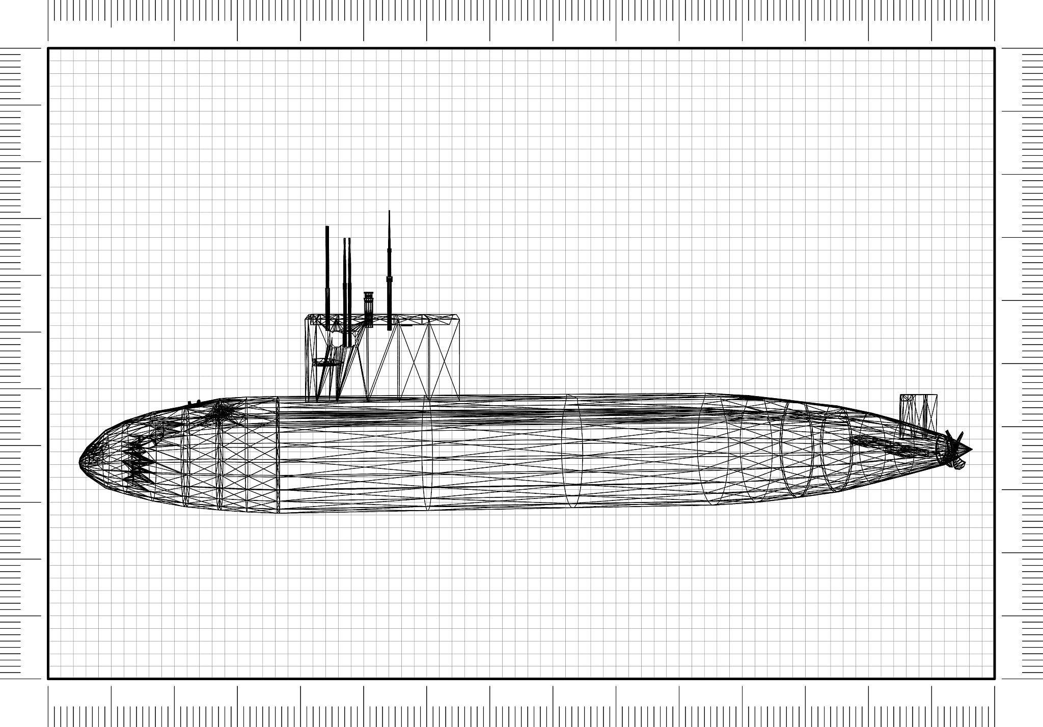 submarine - blueprint