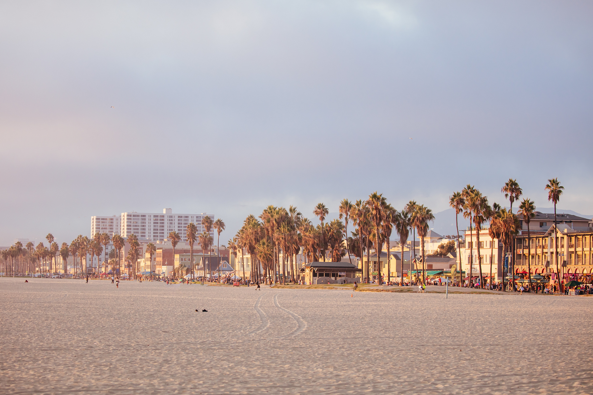 santa monica beach front