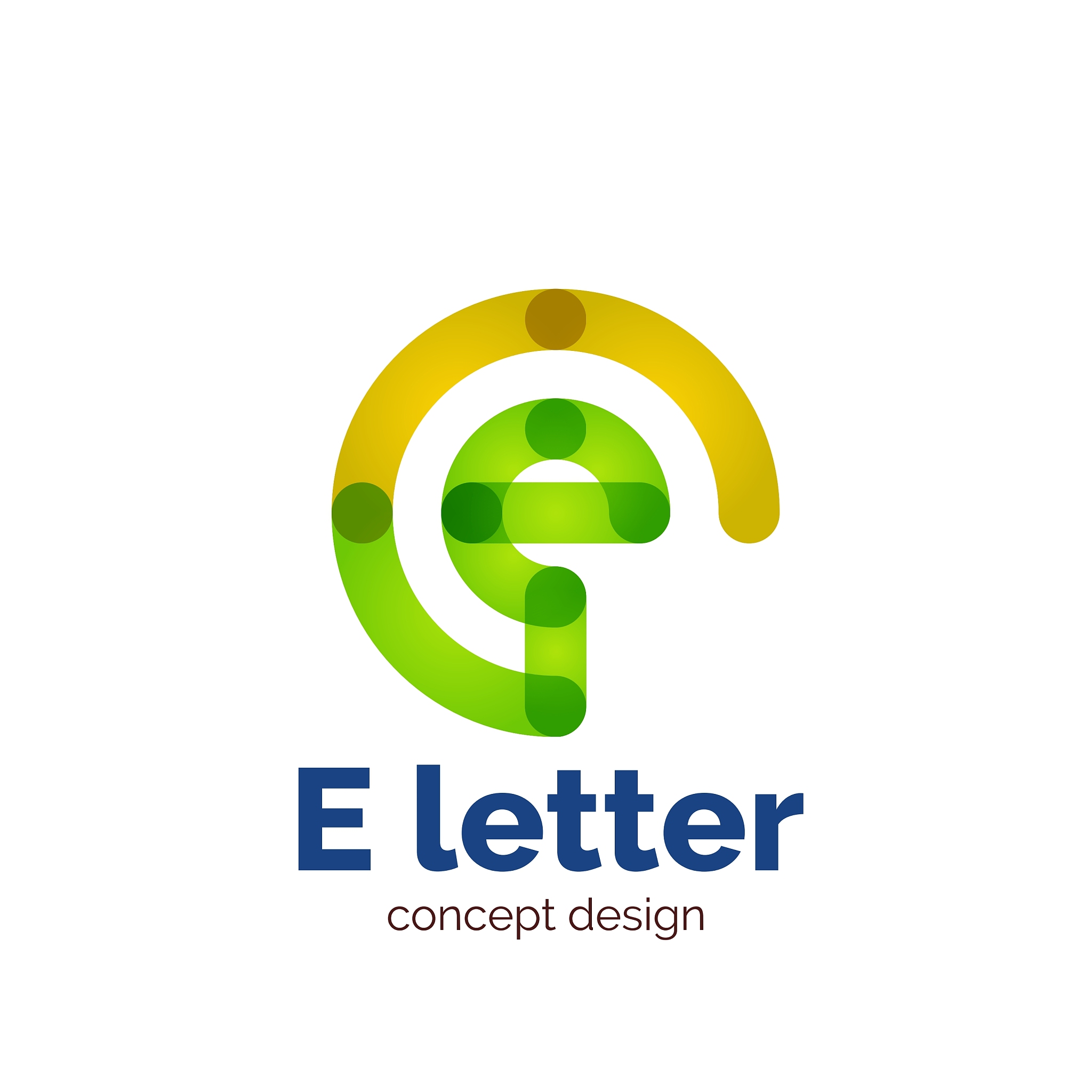 modern minimalistic letter concept logo