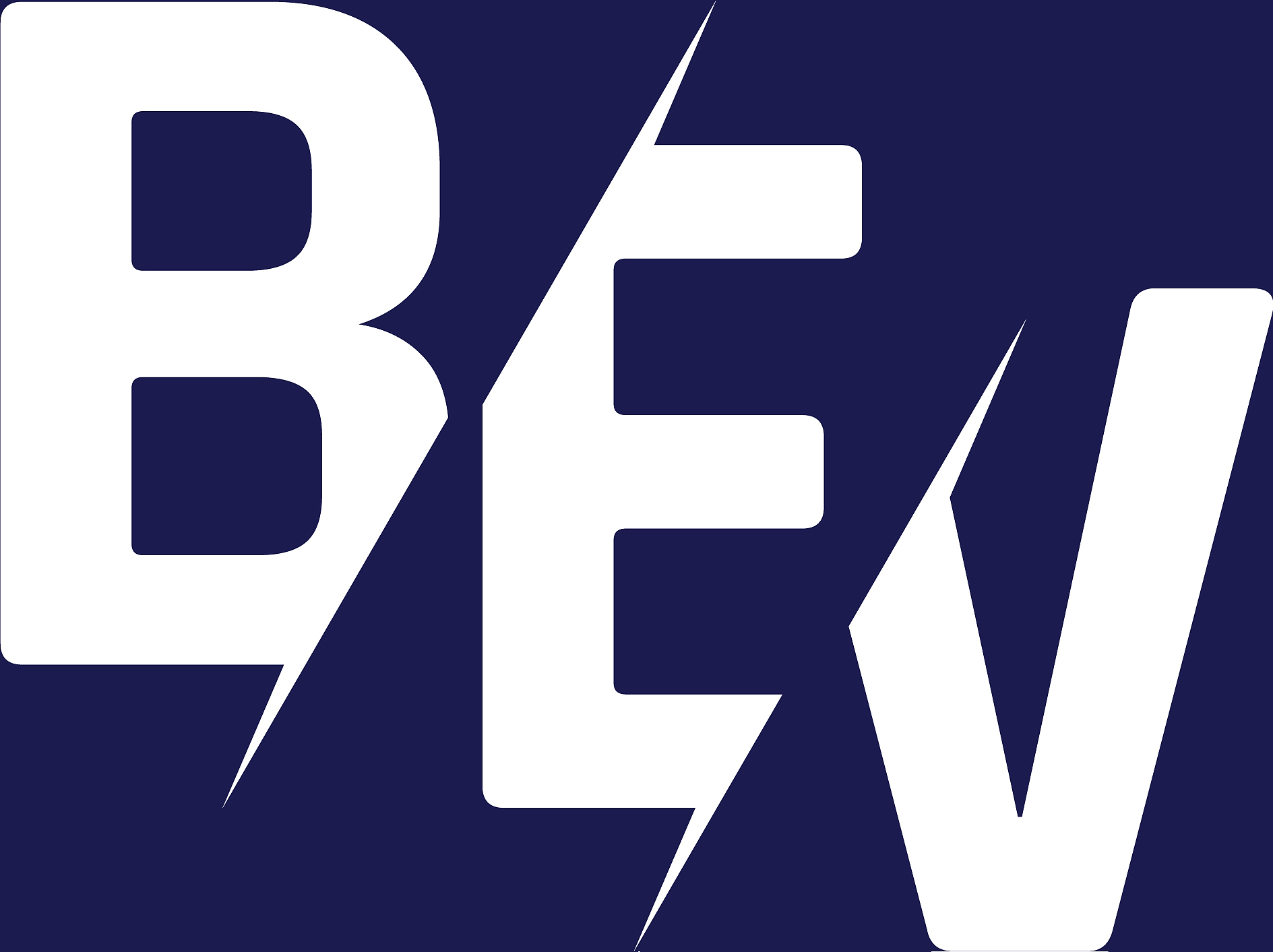 monogram letters initial logo design bev