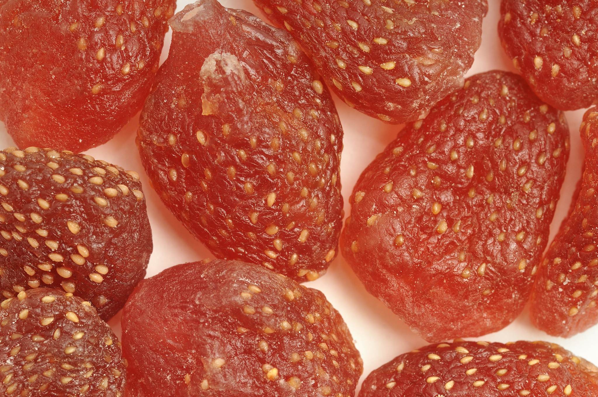 dried strawberry background