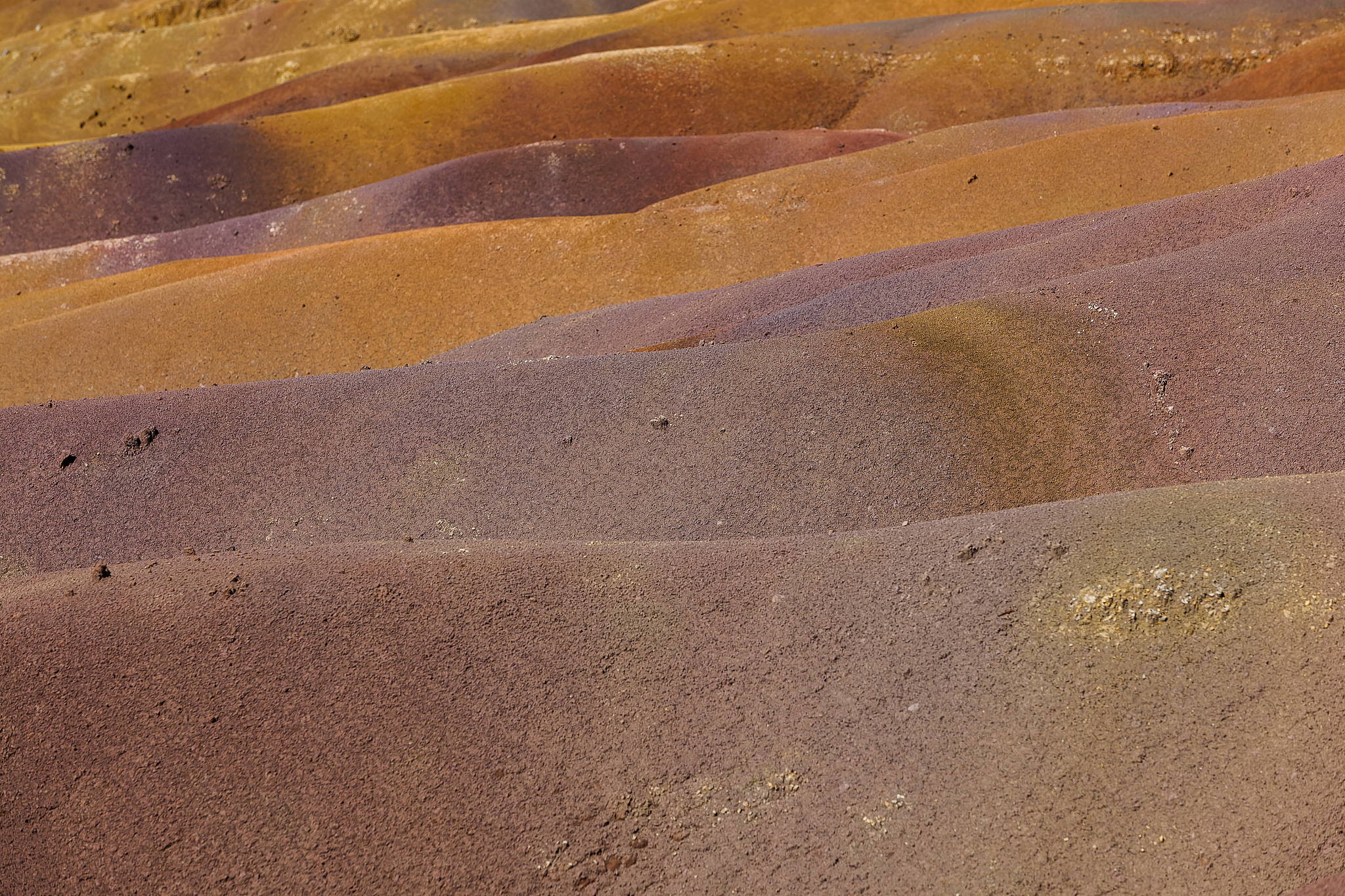 seven colored earth, mauritius island