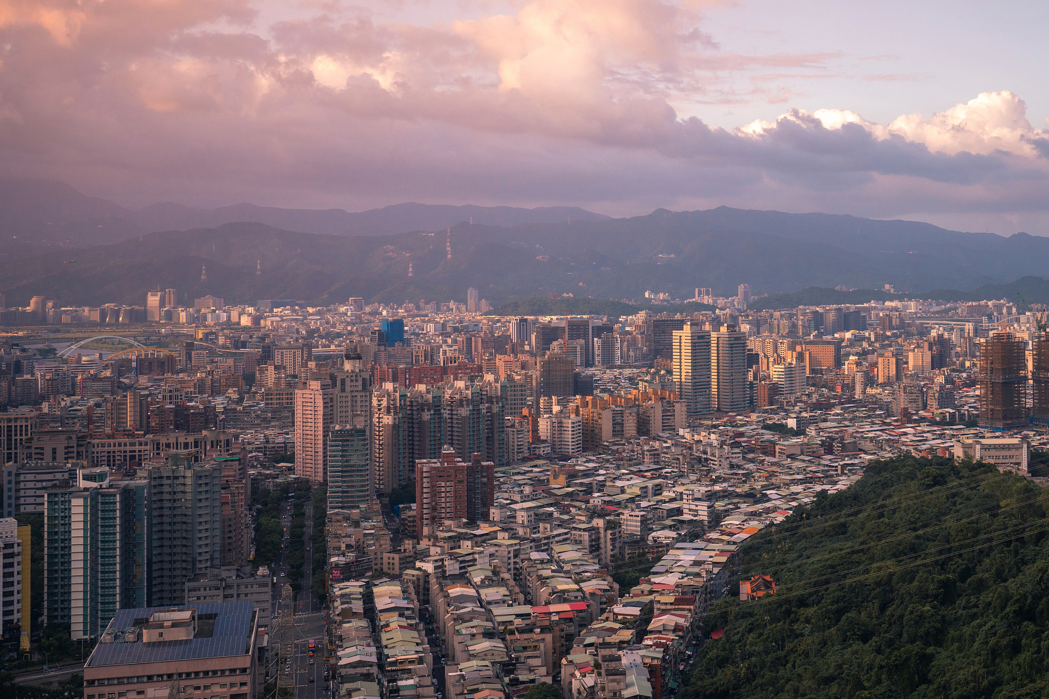 cityscpae of taipei