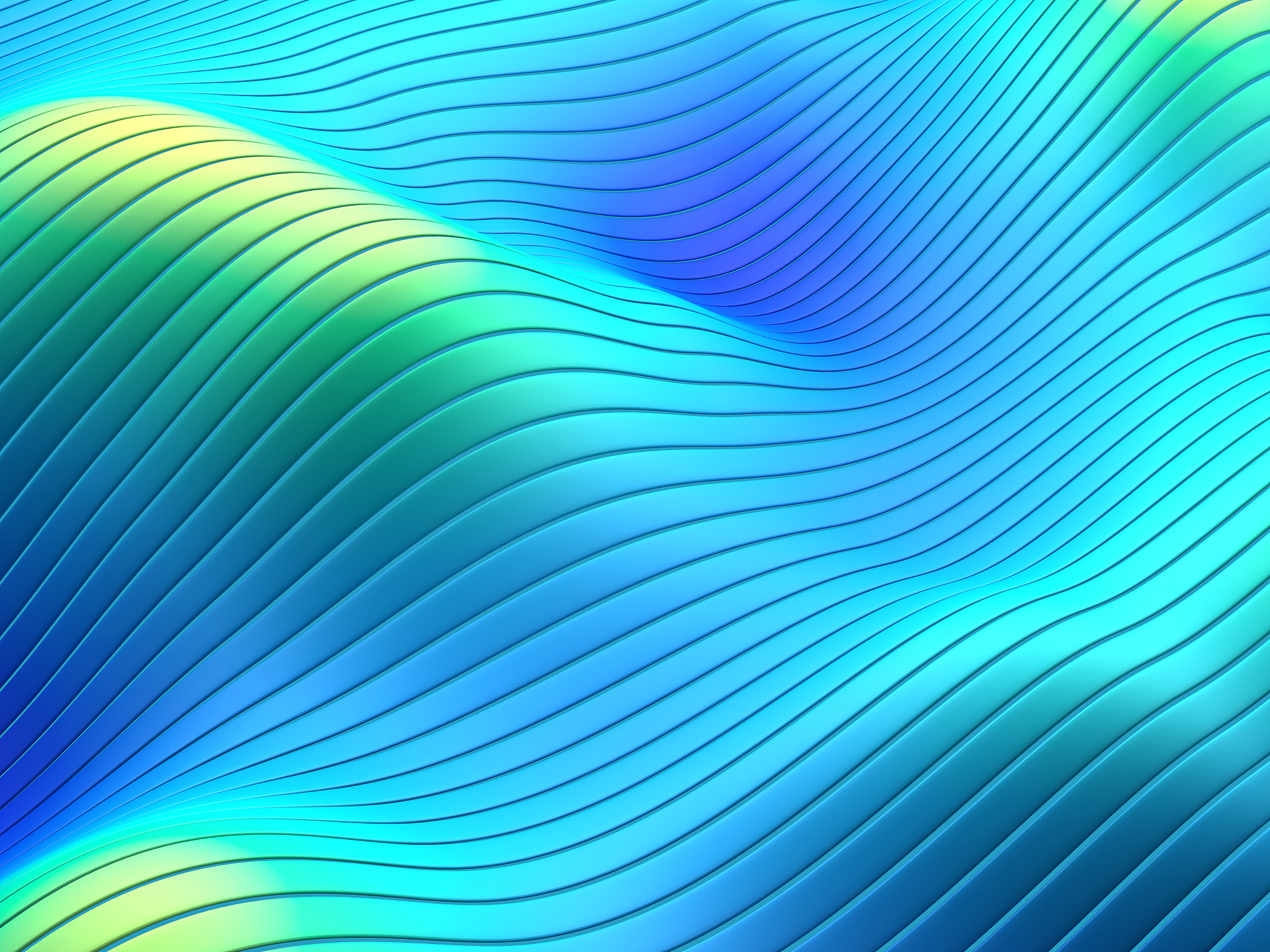 waves, abstract illustration