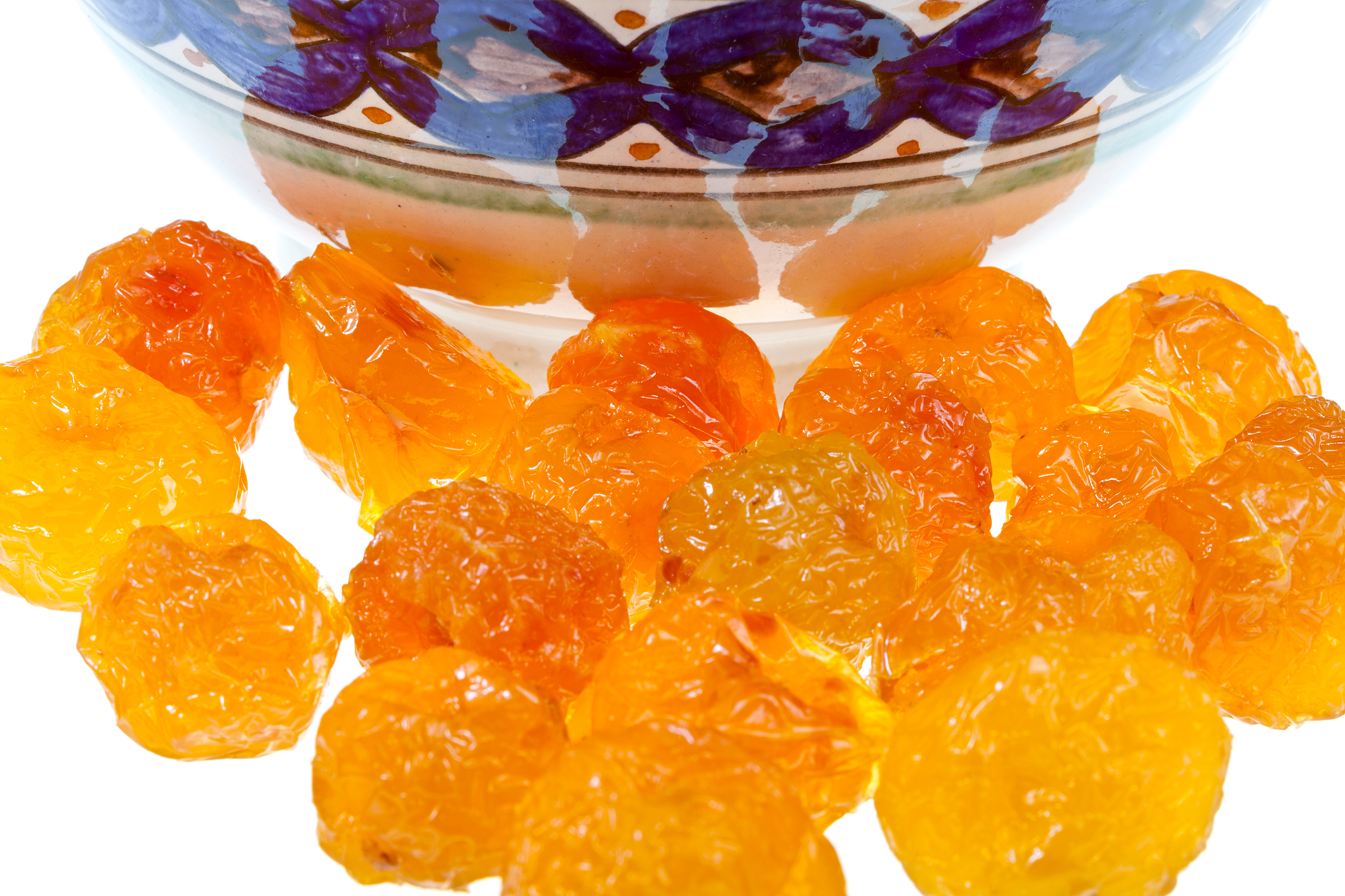 dried russet apple and asian bowl