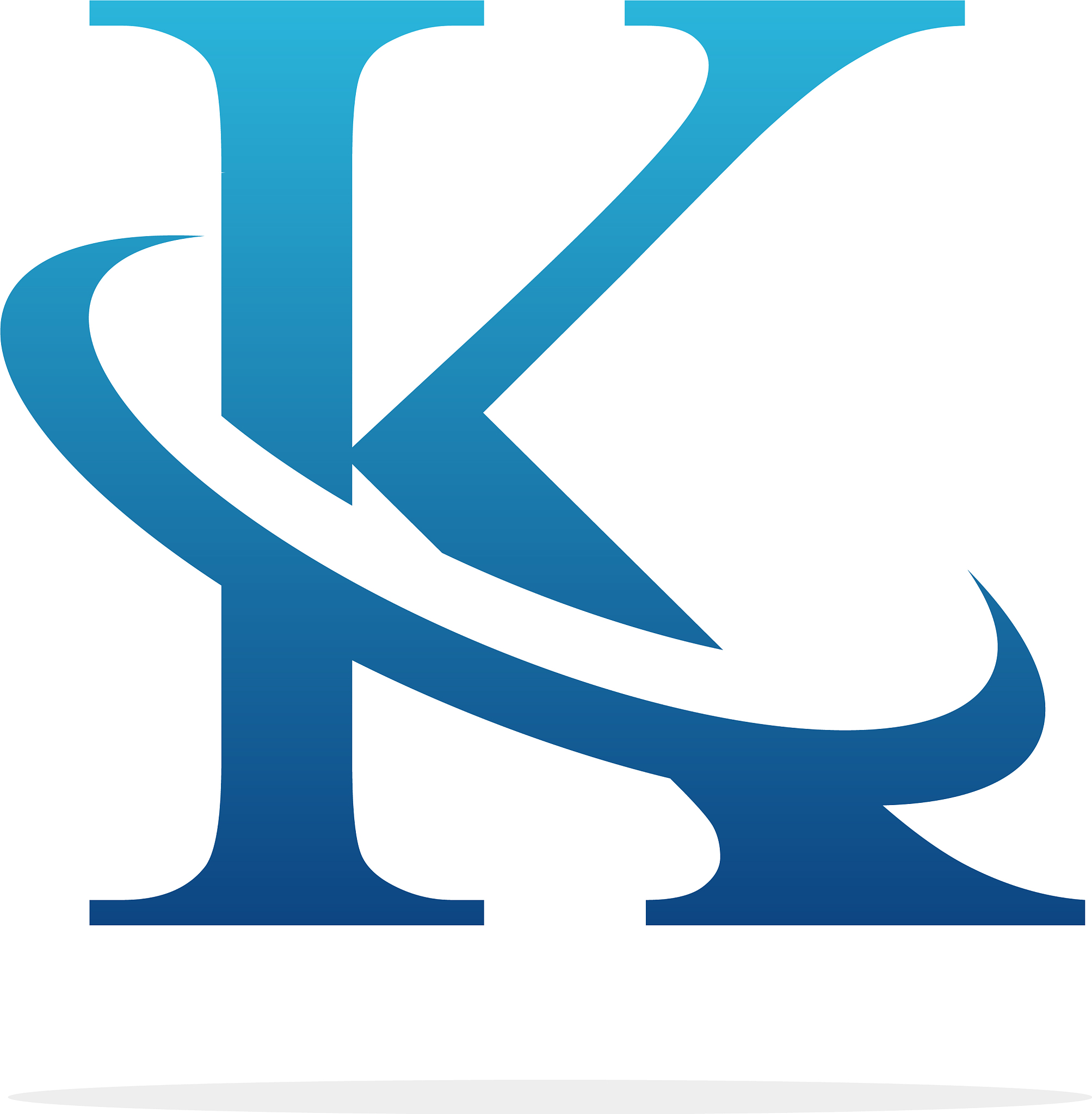 k logo art icon design image