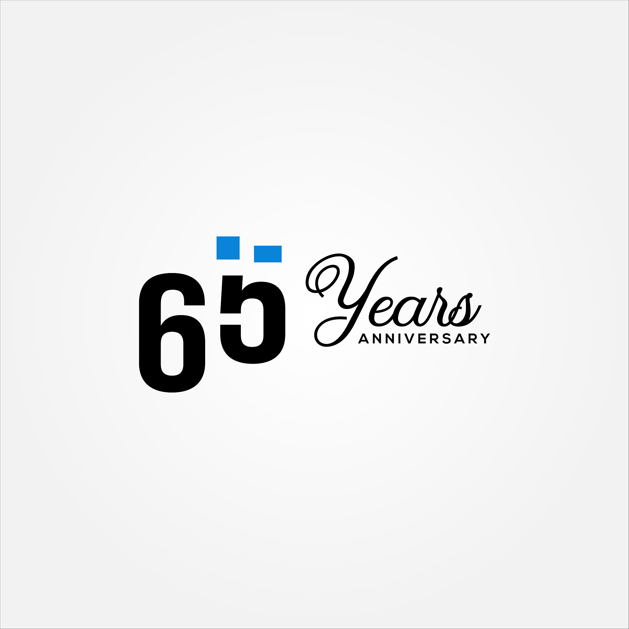 65 anniversary numbers for celebrate moment