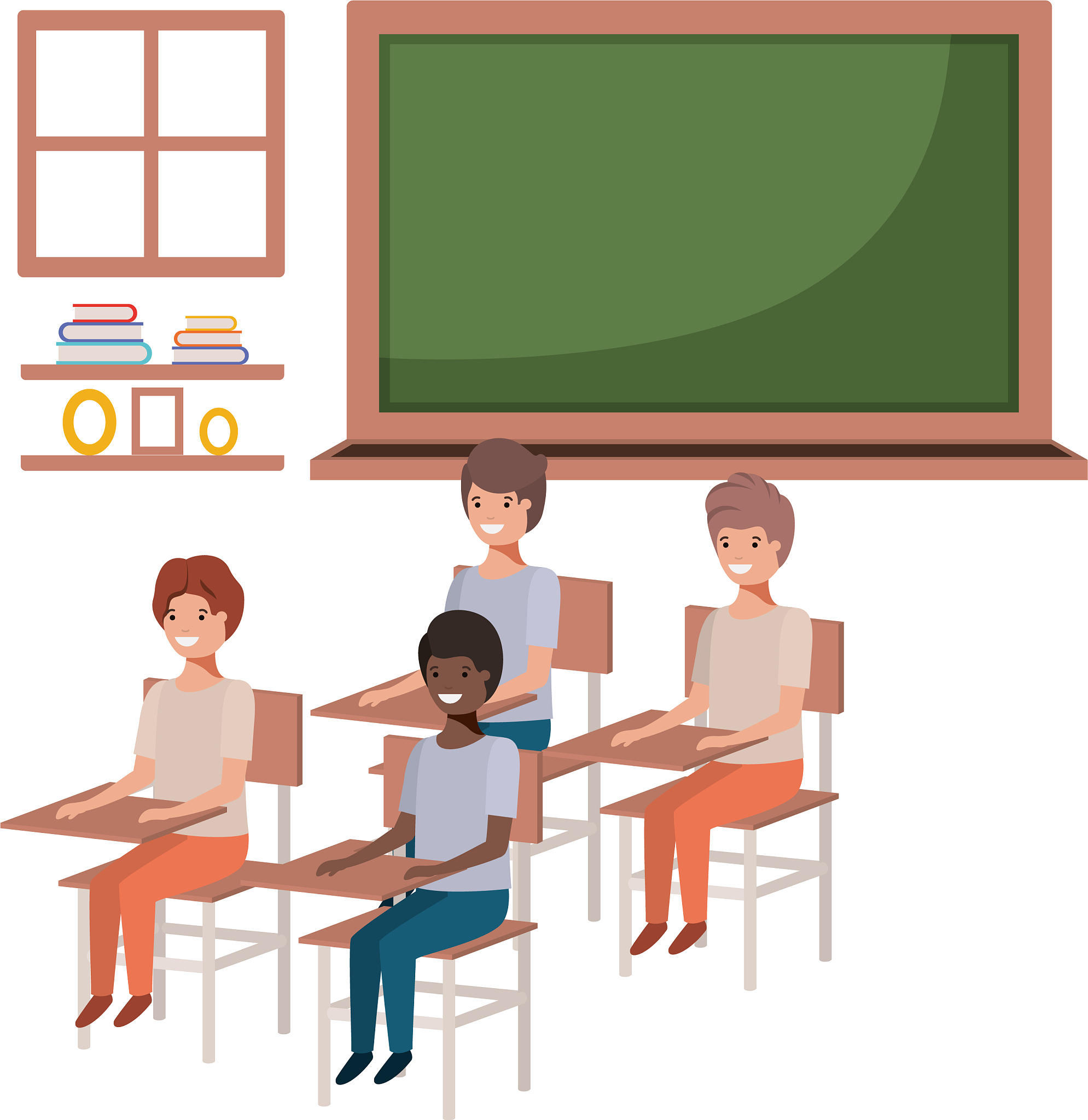 学生人数不断增加：教室里涌现出更多学子