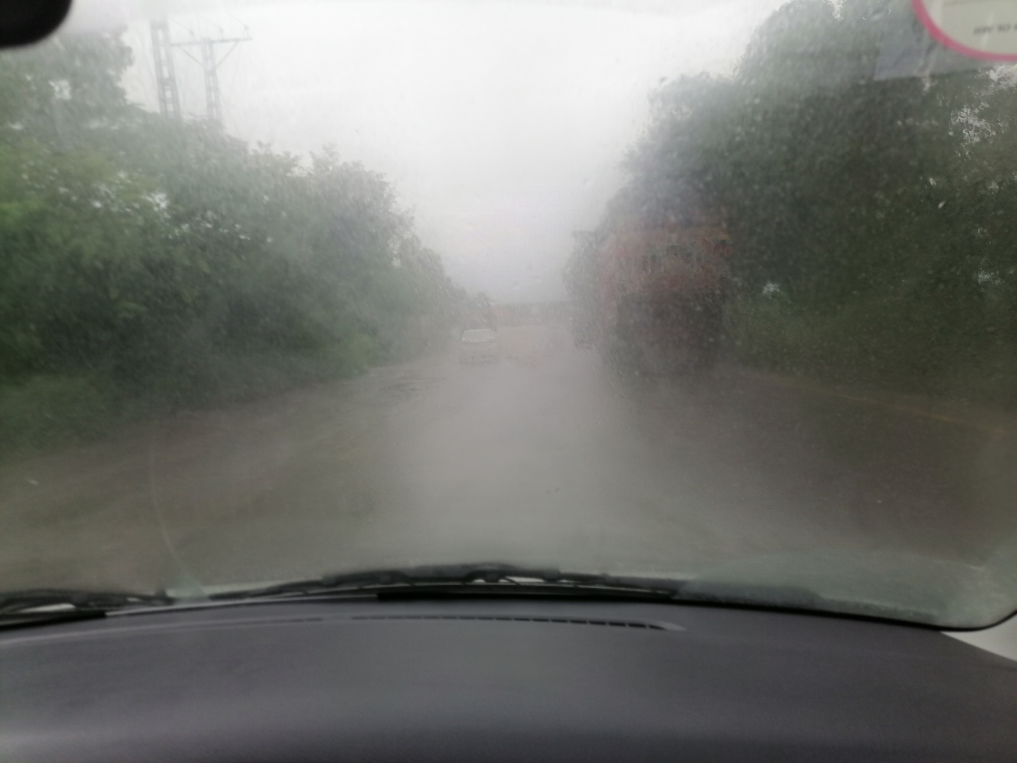 sebere fog during drive