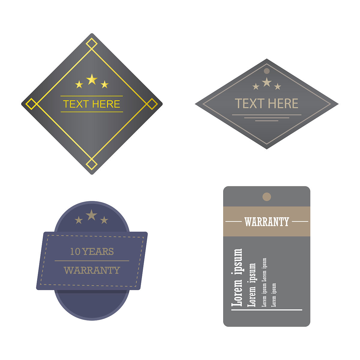 衣服领标有其他品牌标志，如何解释？