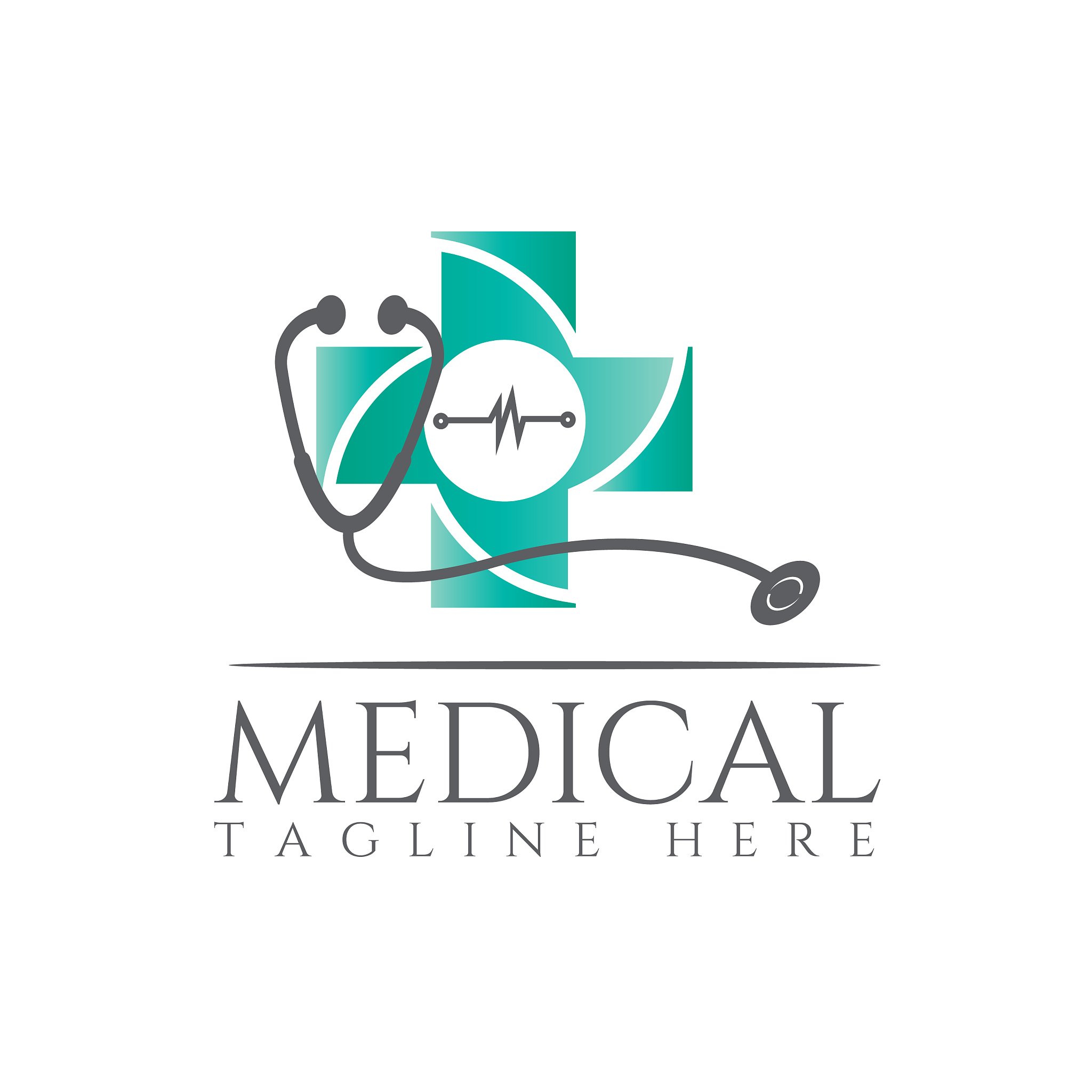 medical icon template creative logo design element