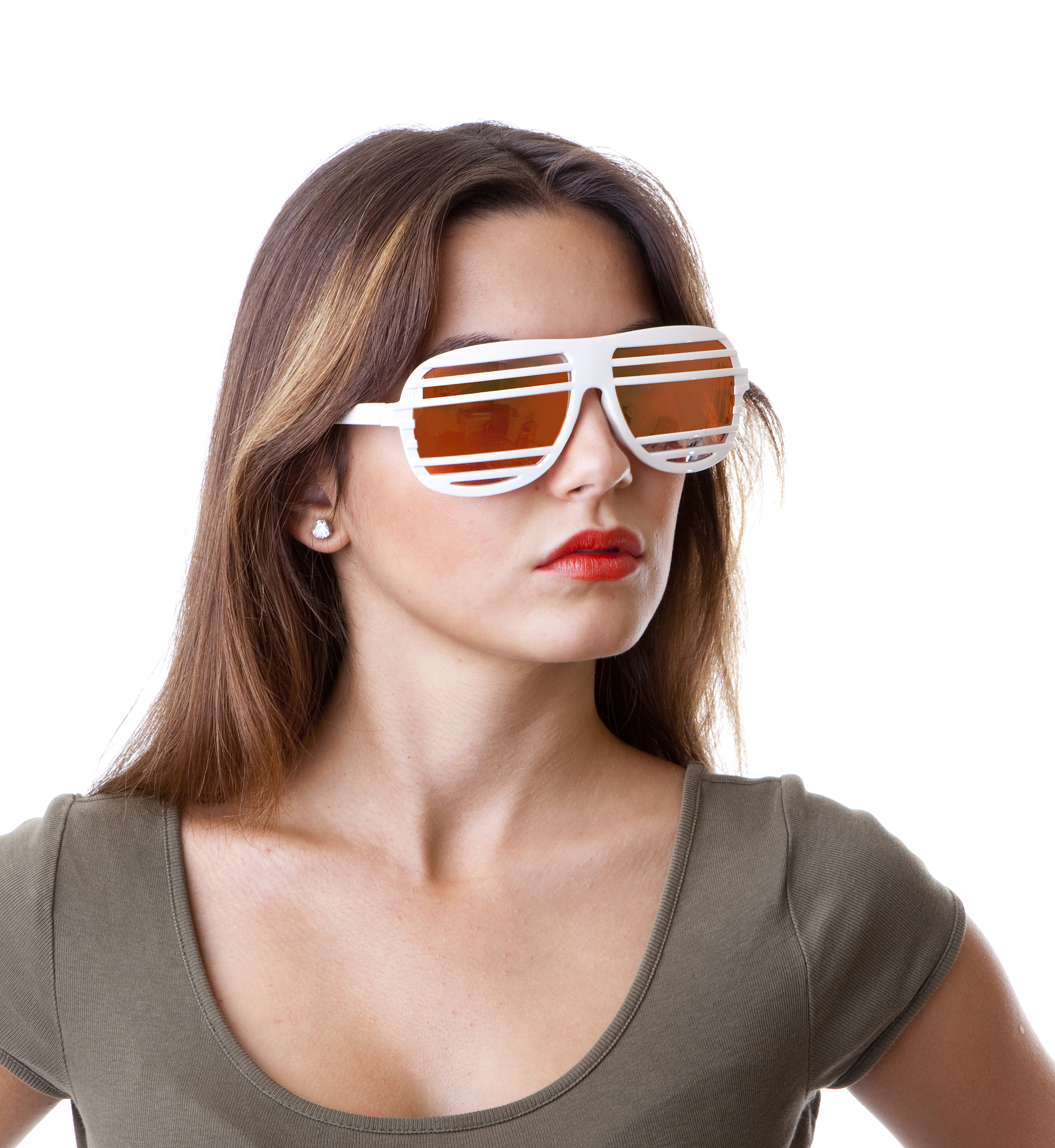 写10句夸赞这件女士太阳眼镜