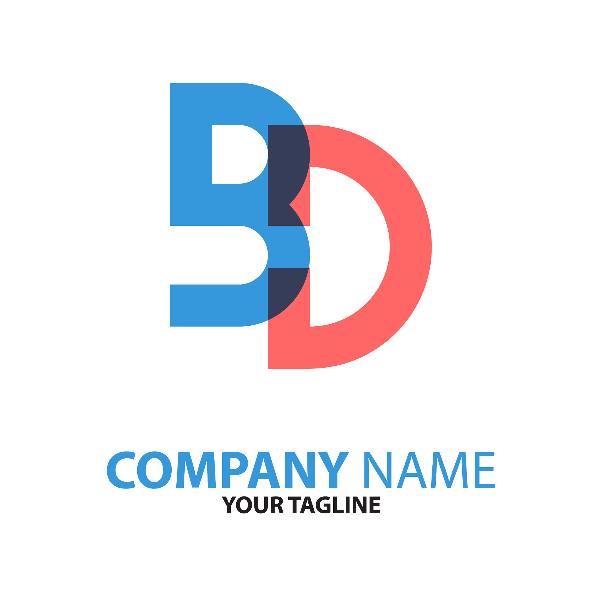 db initial logo concept can be used for companies
