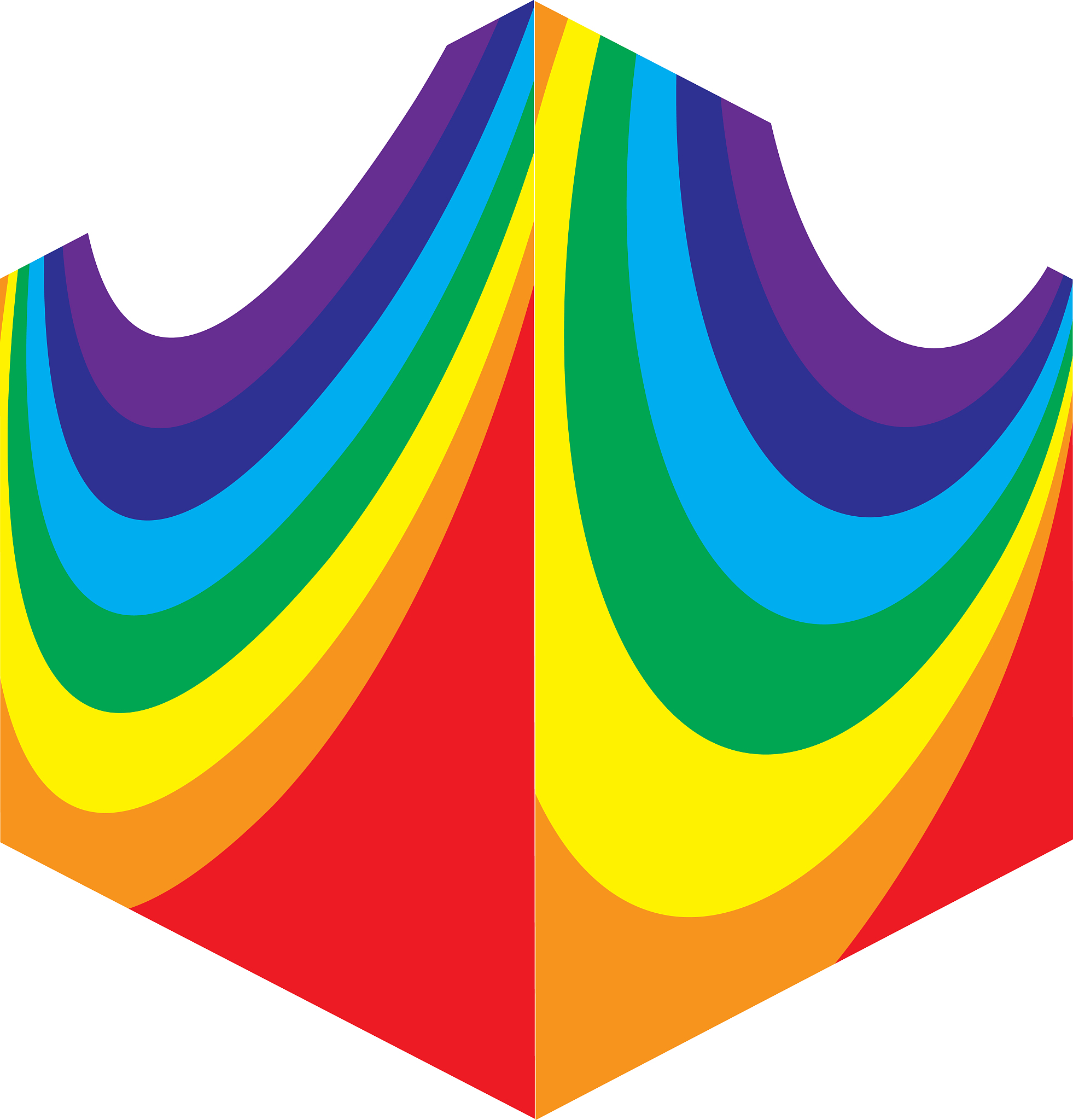 R语言 rainbow() 函数：生成彩虹色向量