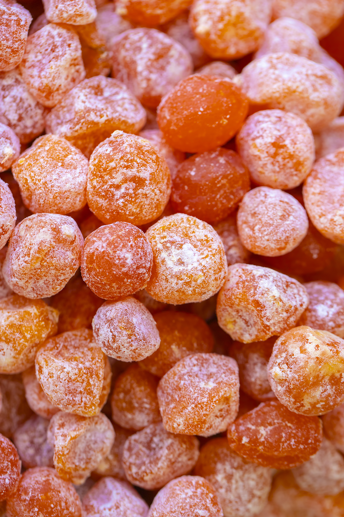 dried kumquats sweet background