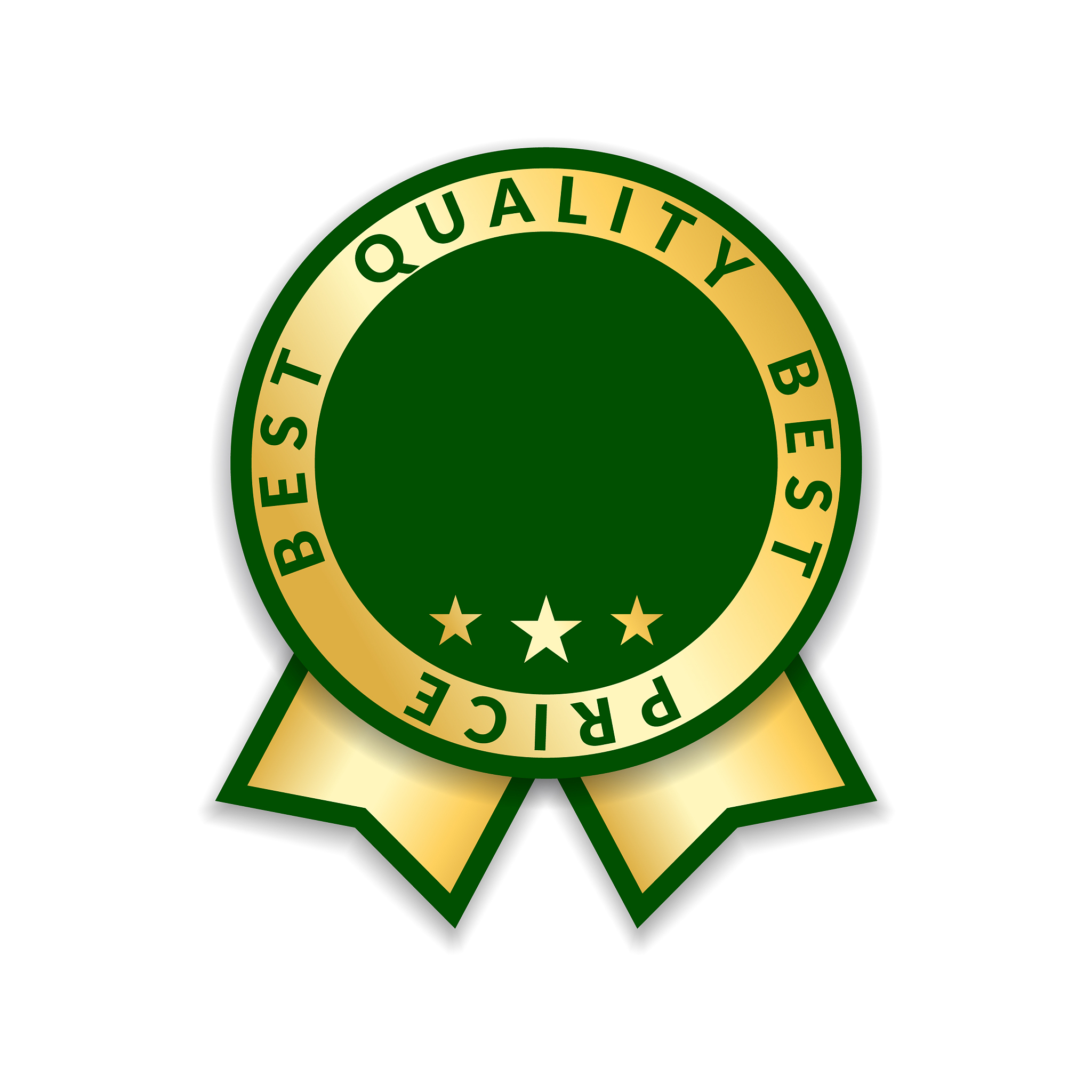 award ribbon isolated gold design medal label