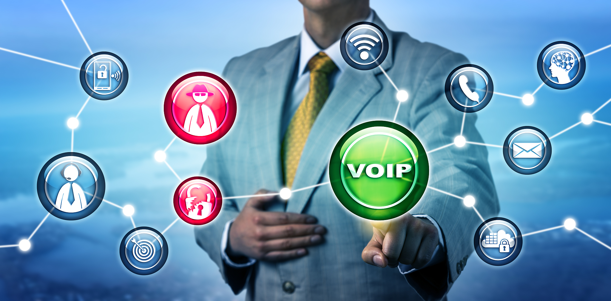 manager exposing security breach in voip network