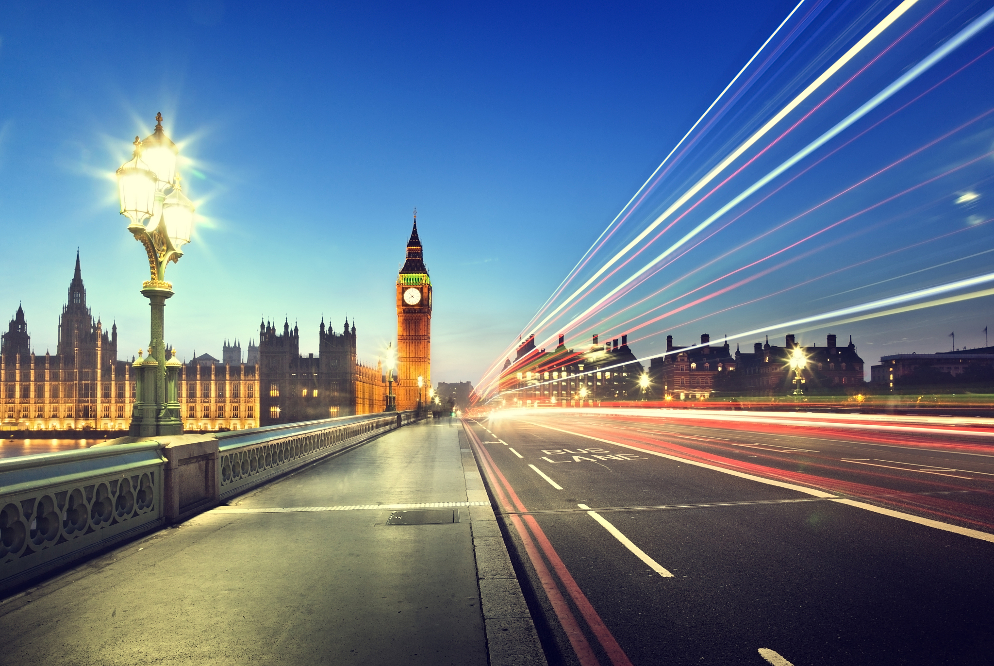 big ben from westminster bridge, london
